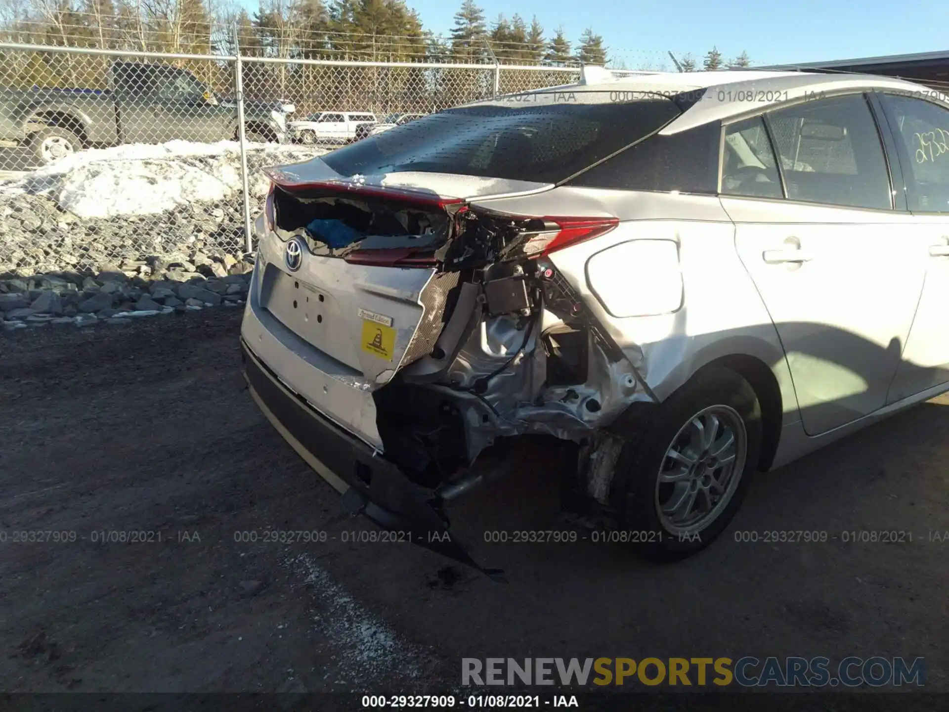 6 Photograph of a damaged car JTDKARFP0K3119862 TOYOTA PRIUS PRIME 2019