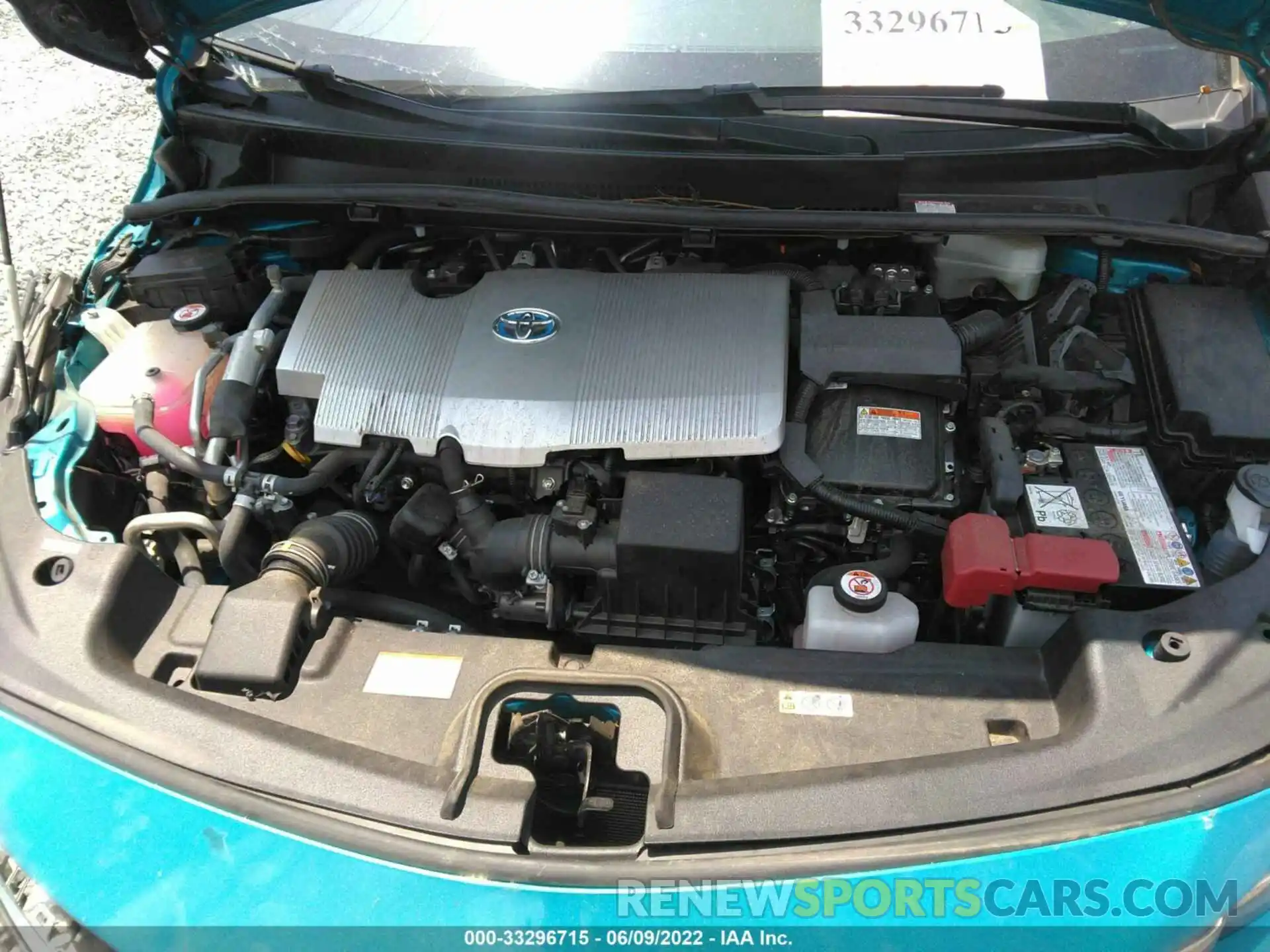 10 Photograph of a damaged car JTDKARFP1K3107414 TOYOTA PRIUS PRIME 2019