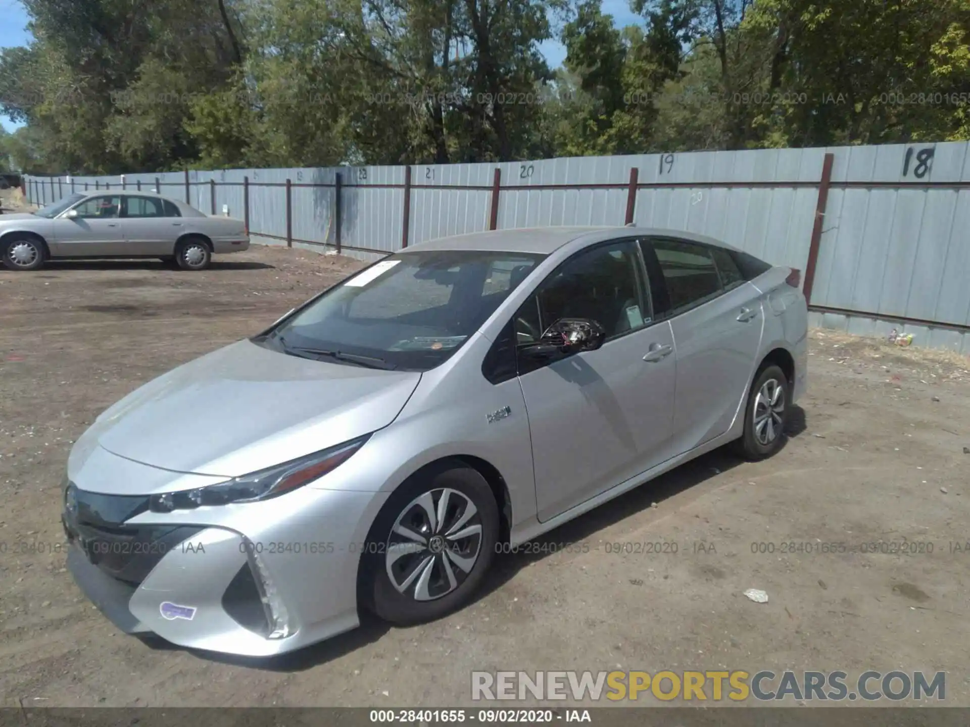 2 Photograph of a damaged car JTDKARFP1K3109096 TOYOTA PRIUS PRIME 2019