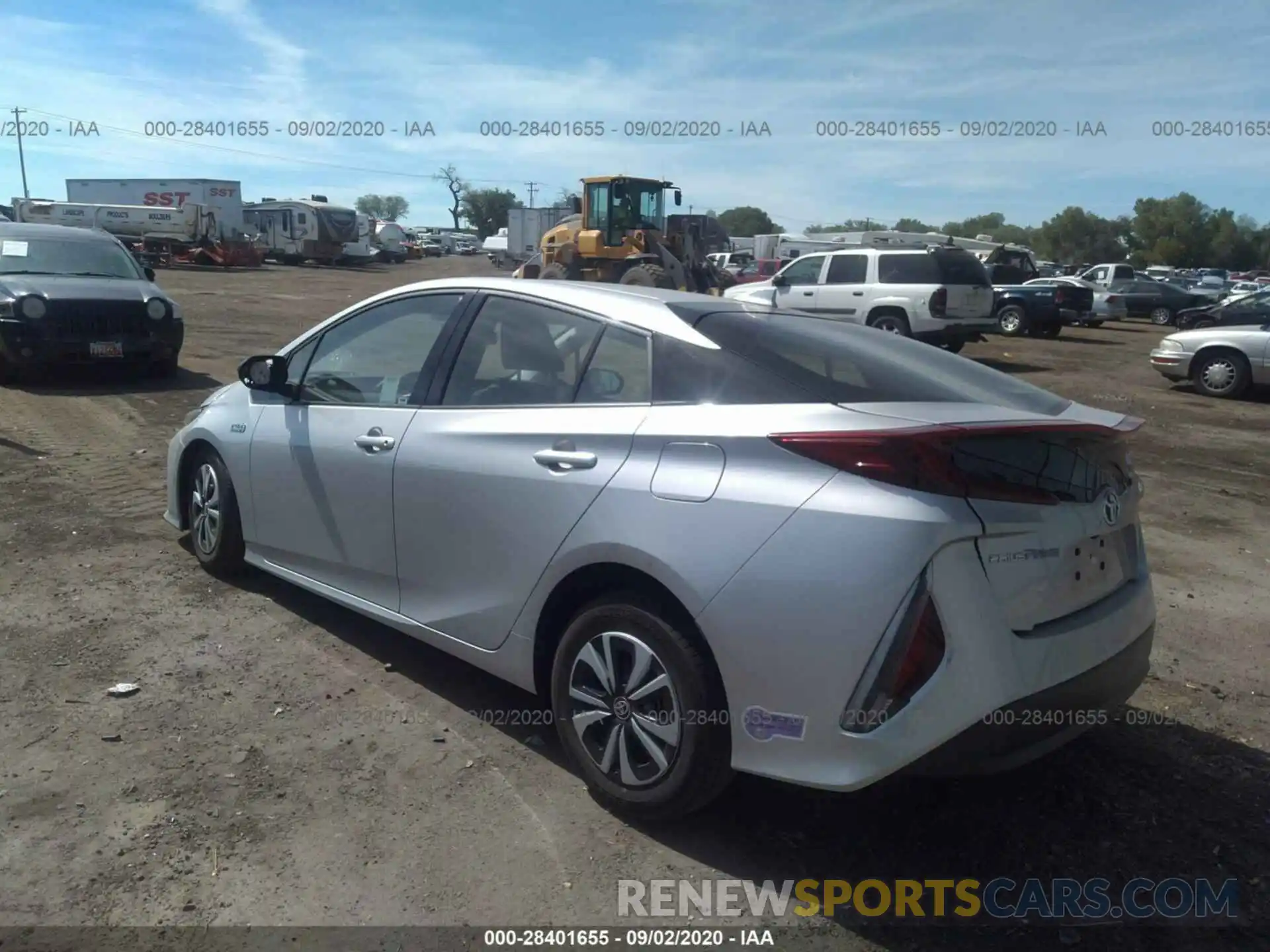 3 Photograph of a damaged car JTDKARFP1K3109096 TOYOTA PRIUS PRIME 2019