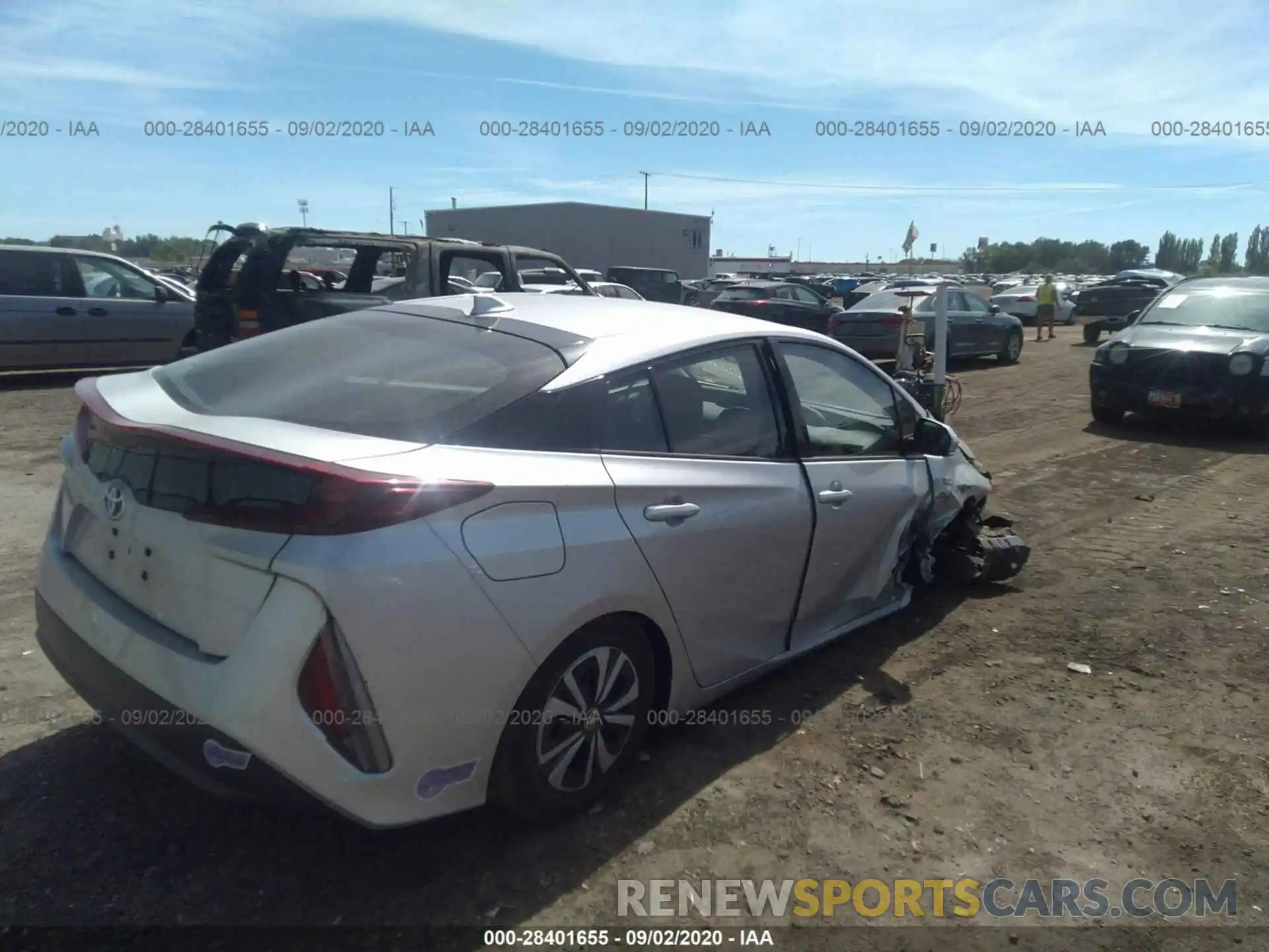 4 Photograph of a damaged car JTDKARFP1K3109096 TOYOTA PRIUS PRIME 2019