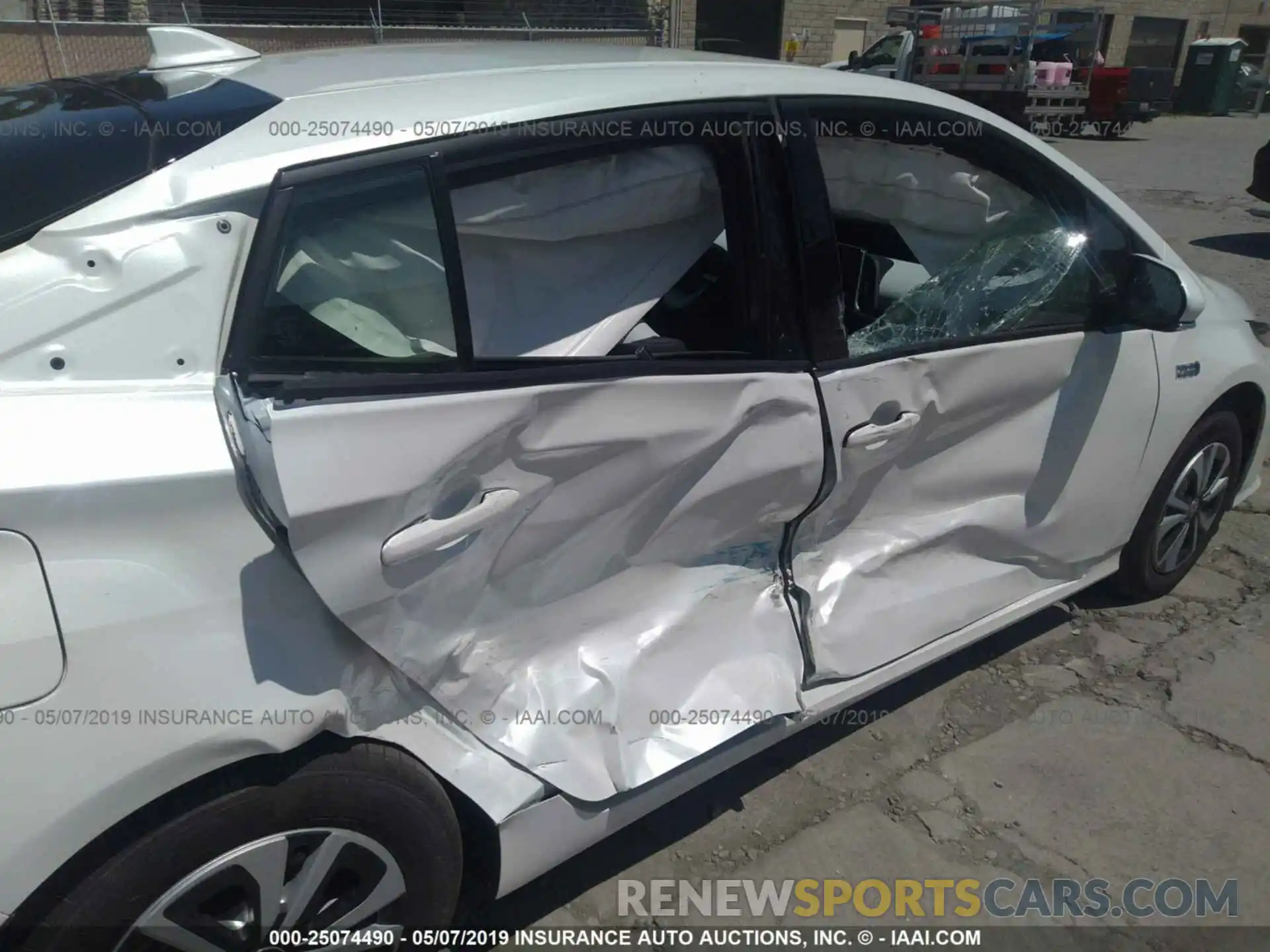 6 Photograph of a damaged car JTDKARFP1K3109373 TOYOTA PRIUS PRIME 2019