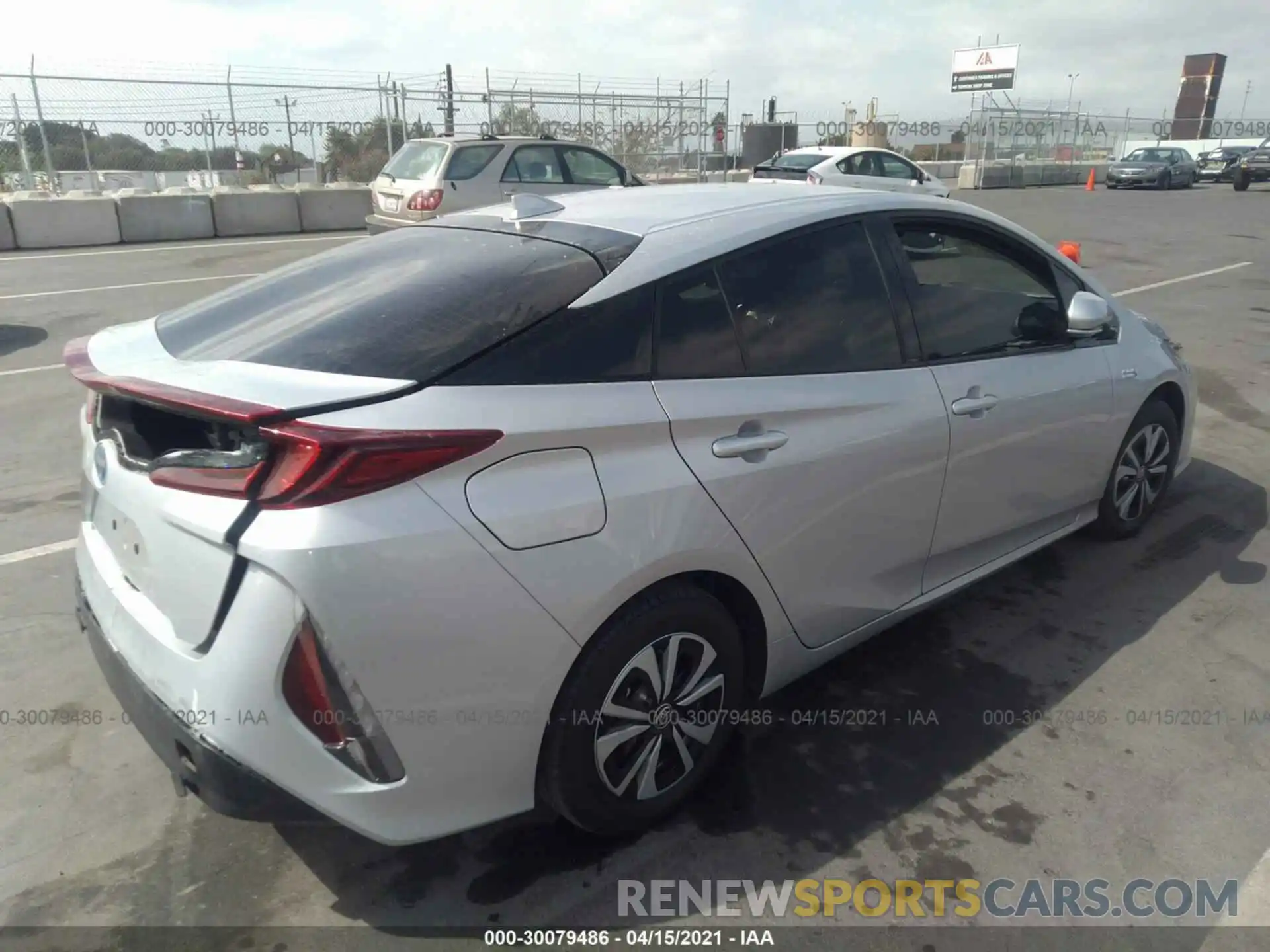 4 Photograph of a damaged car JTDKARFP1K3111379 TOYOTA PRIUS PRIME 2019