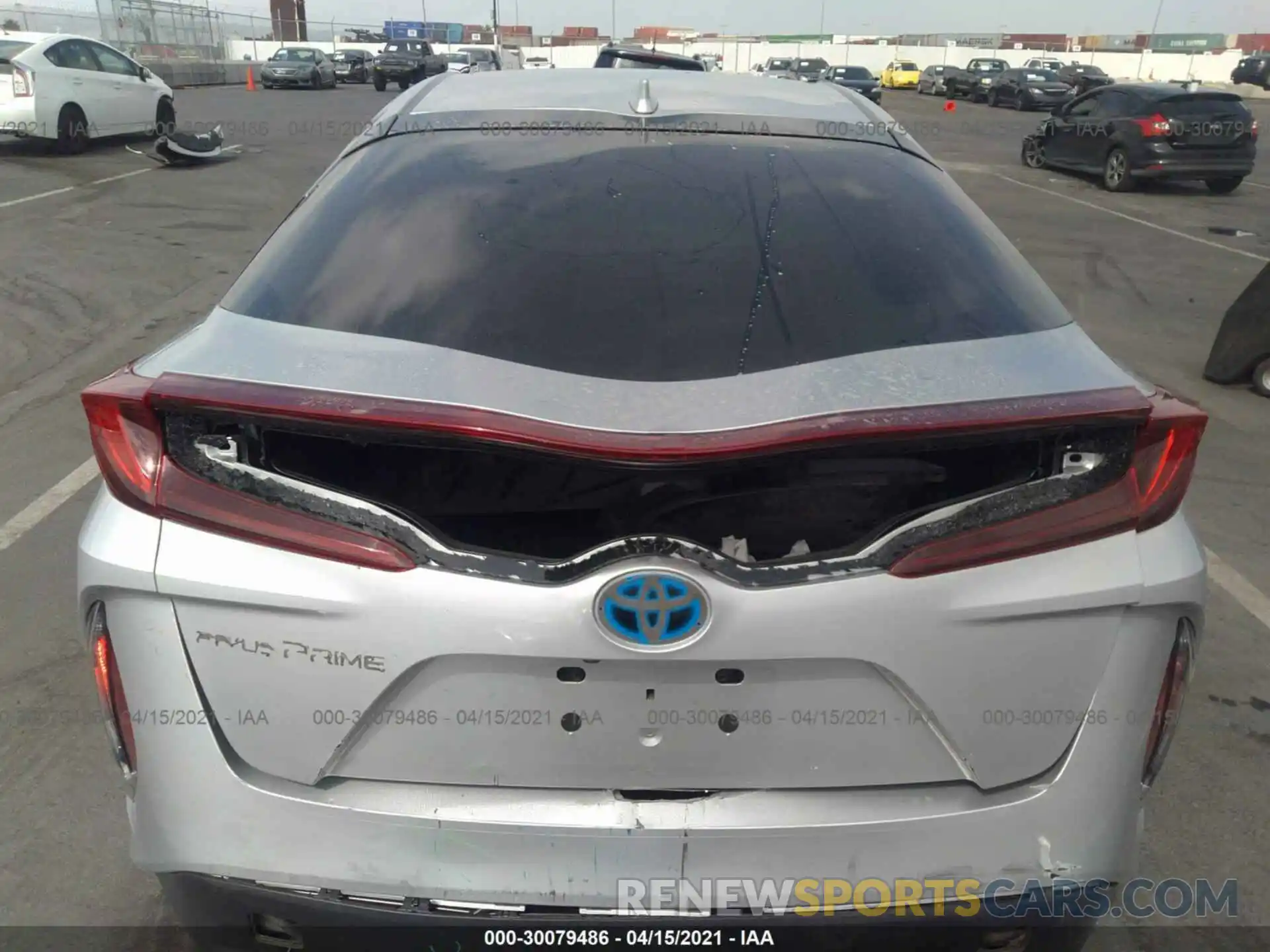 6 Photograph of a damaged car JTDKARFP1K3111379 TOYOTA PRIUS PRIME 2019