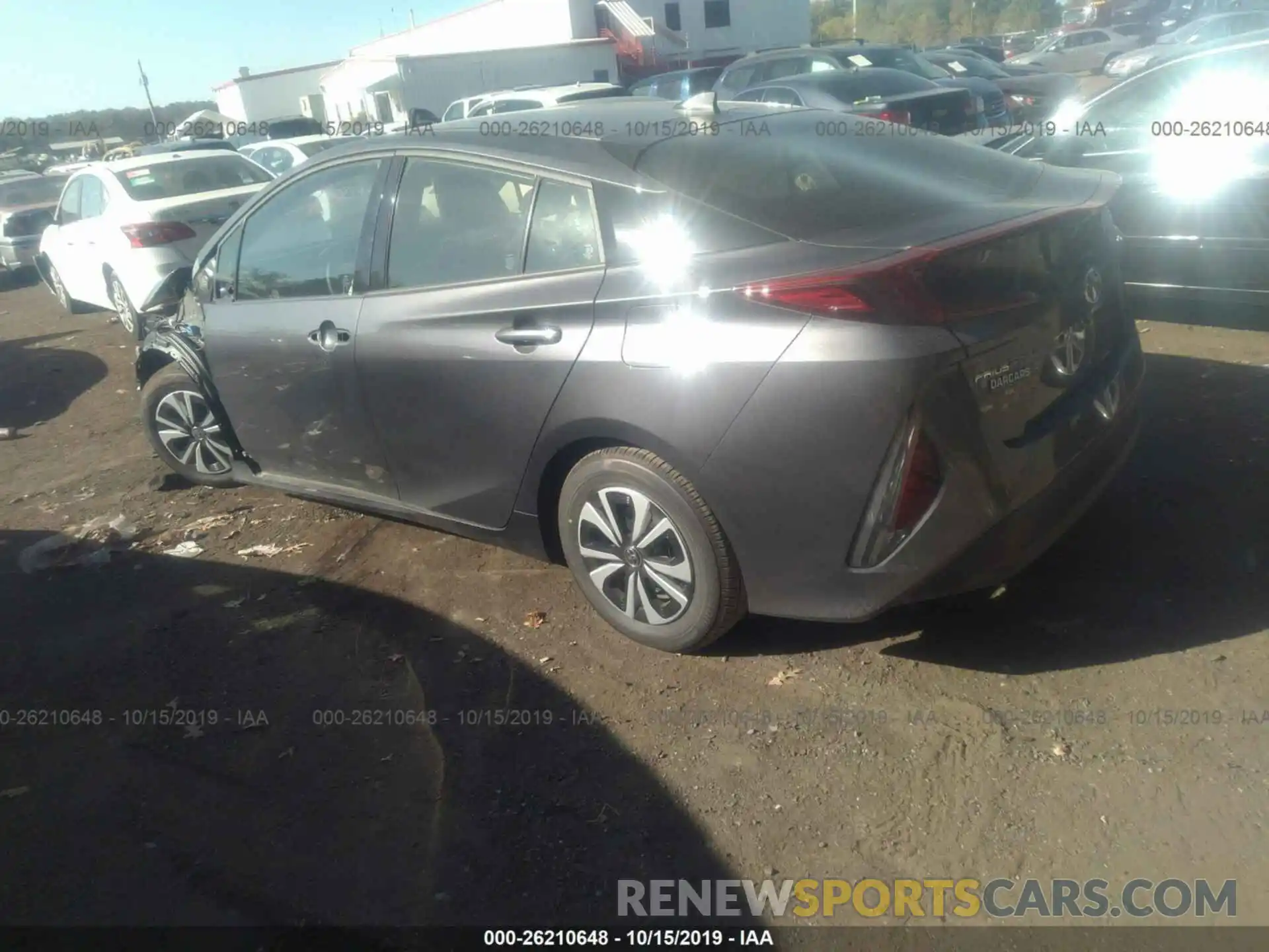 3 Photograph of a damaged car JTDKARFP1K3111477 TOYOTA PRIUS PRIME 2019