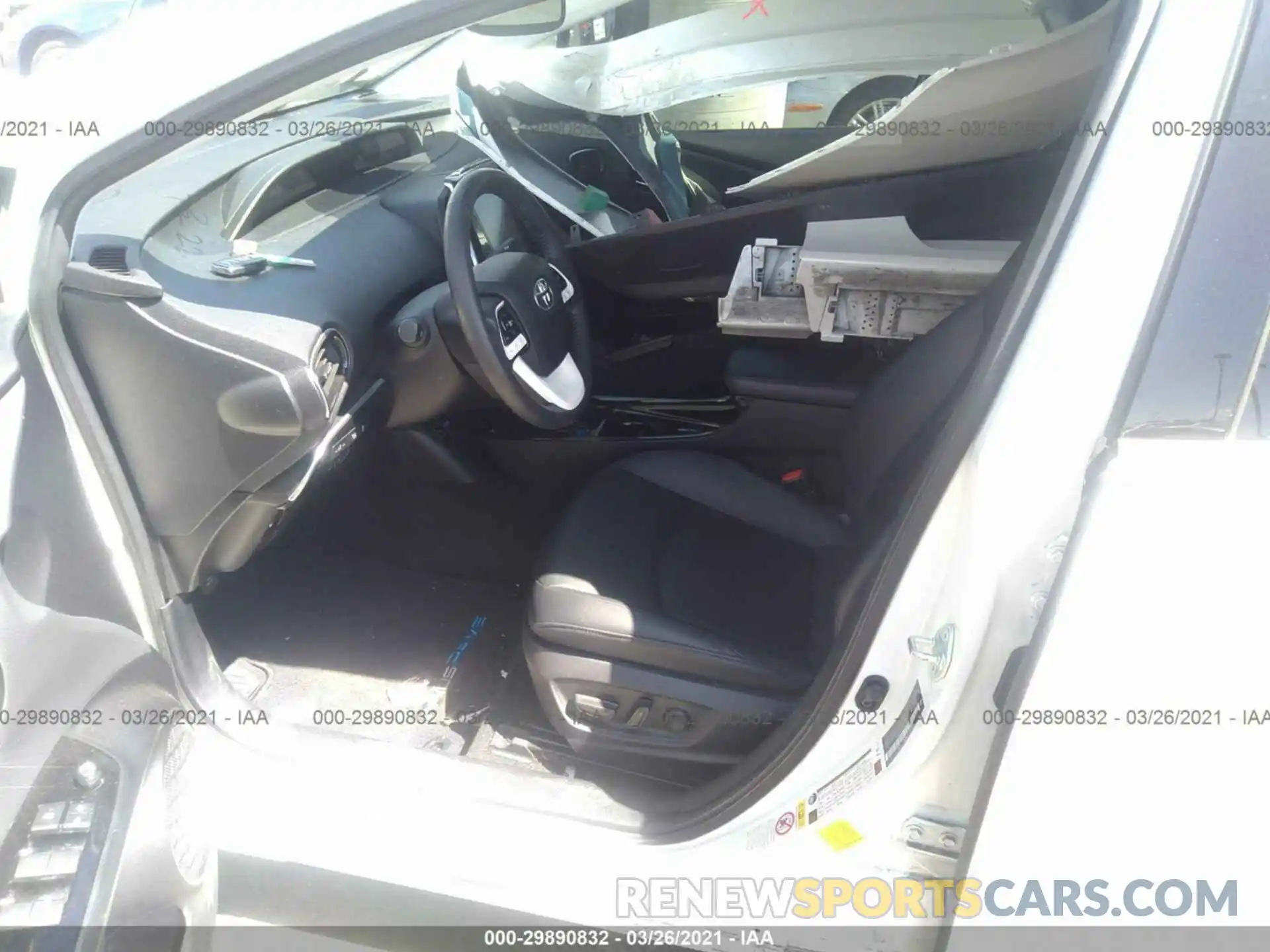 5 Photograph of a damaged car JTDKARFP1K3114251 TOYOTA PRIUS PRIME 2019