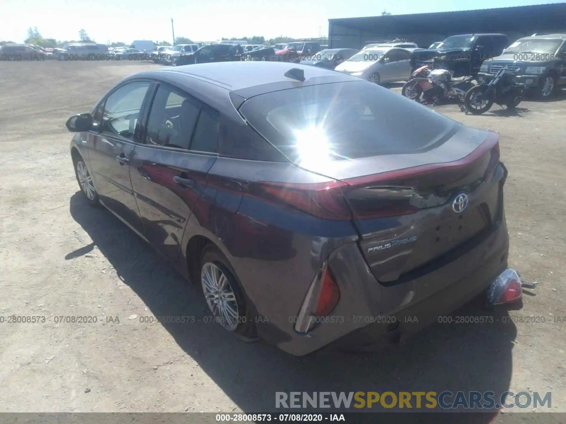 3 Photograph of a damaged car JTDKARFP1K3116517 TOYOTA PRIUS PRIME 2019