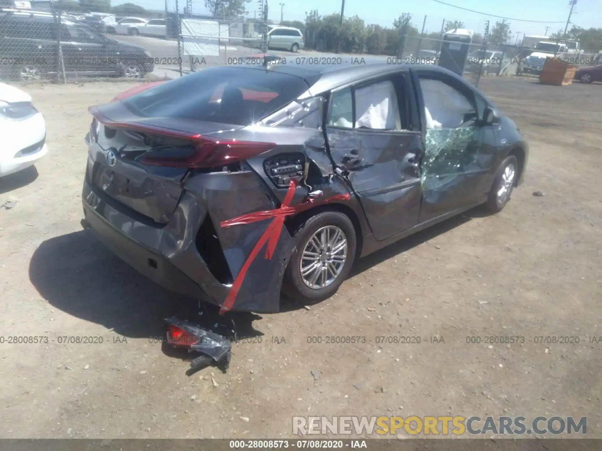 4 Photograph of a damaged car JTDKARFP1K3116517 TOYOTA PRIUS PRIME 2019