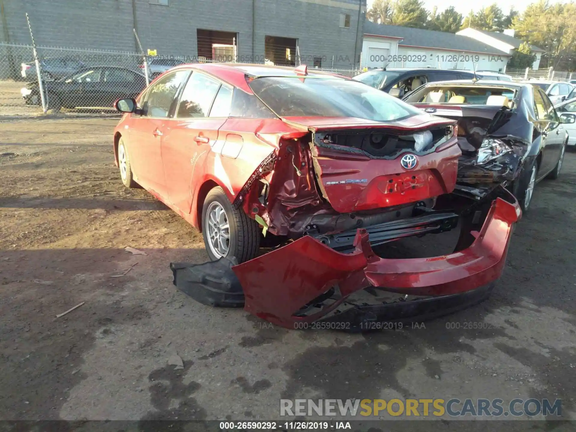 3 Photograph of a damaged car JTDKARFP1K3116873 TOYOTA PRIUS PRIME 2019