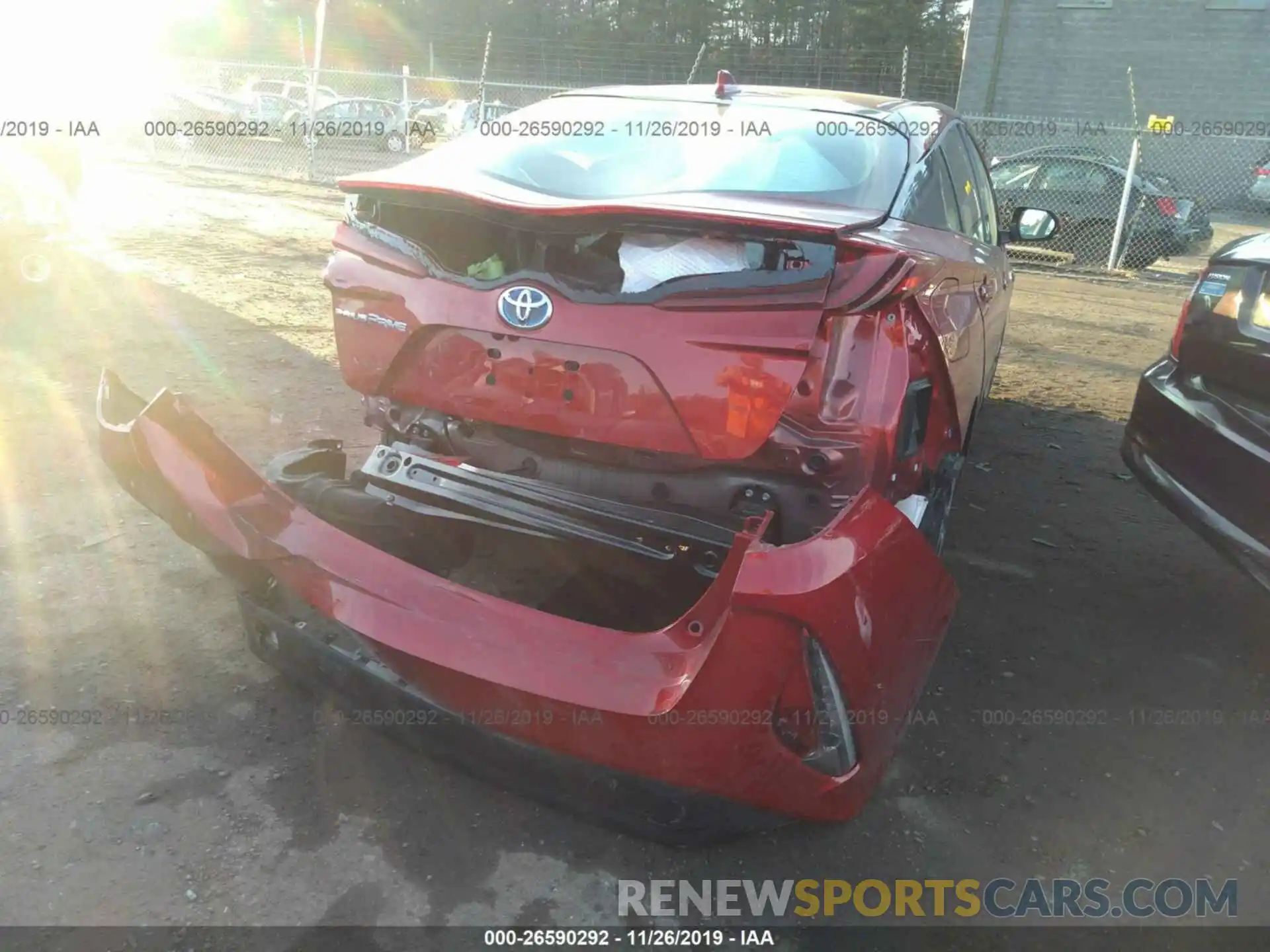 6 Photograph of a damaged car JTDKARFP1K3116873 TOYOTA PRIUS PRIME 2019