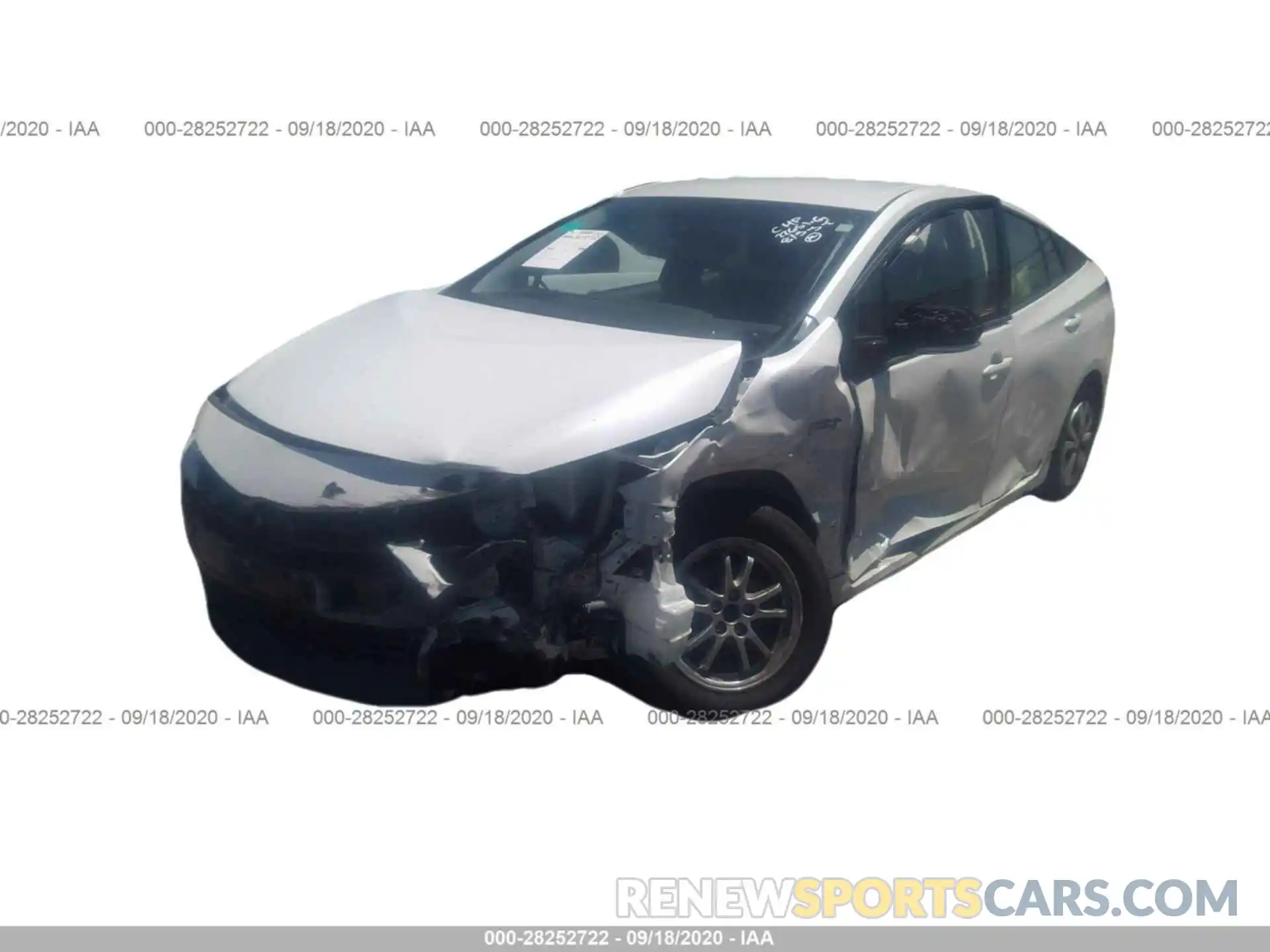 2 Photograph of a damaged car JTDKARFP1K3118624 TOYOTA PRIUS PRIME 2019