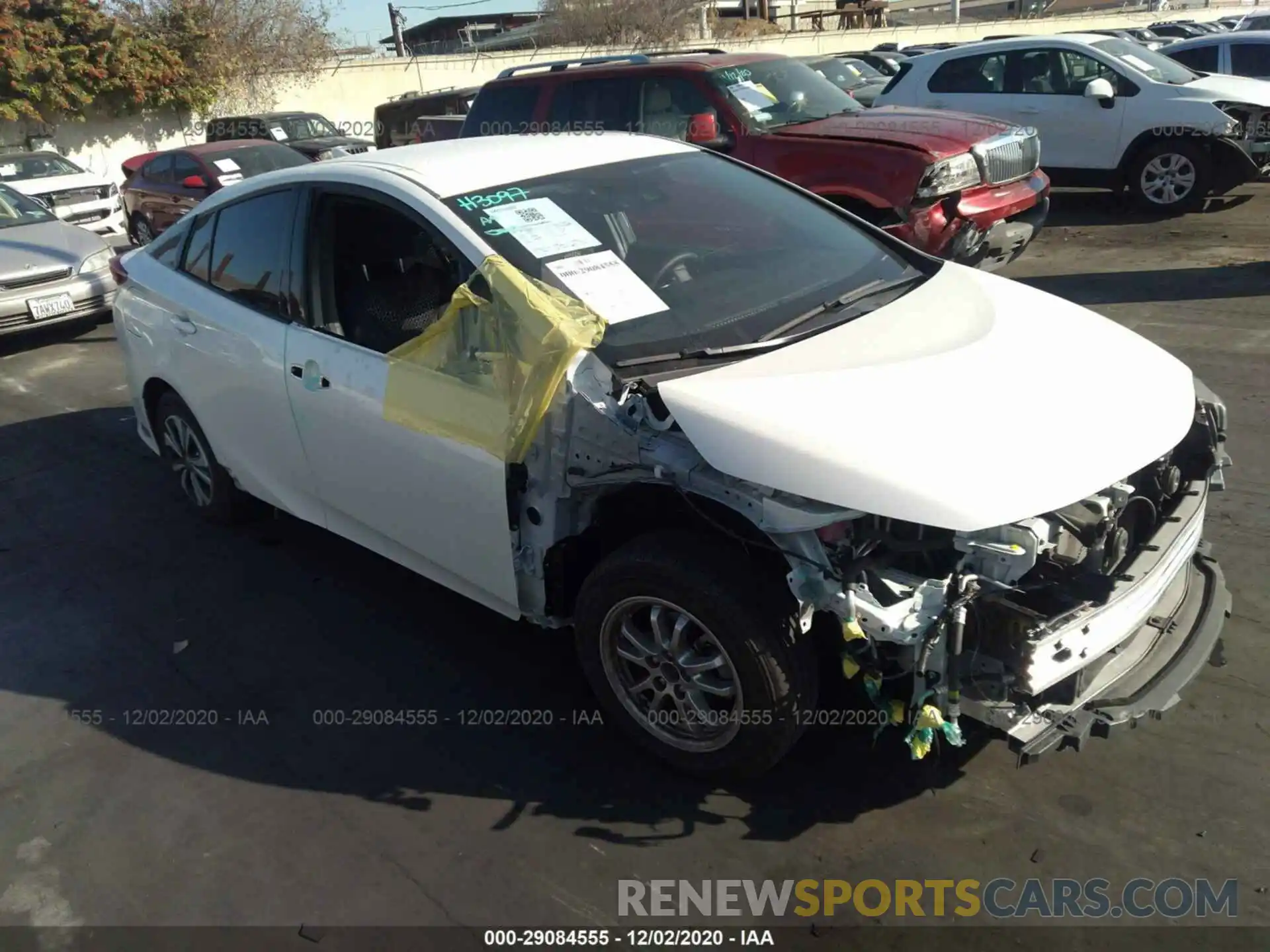 1 Photograph of a damaged car JTDKARFP1K3118915 TOYOTA PRIUS PRIME 2019