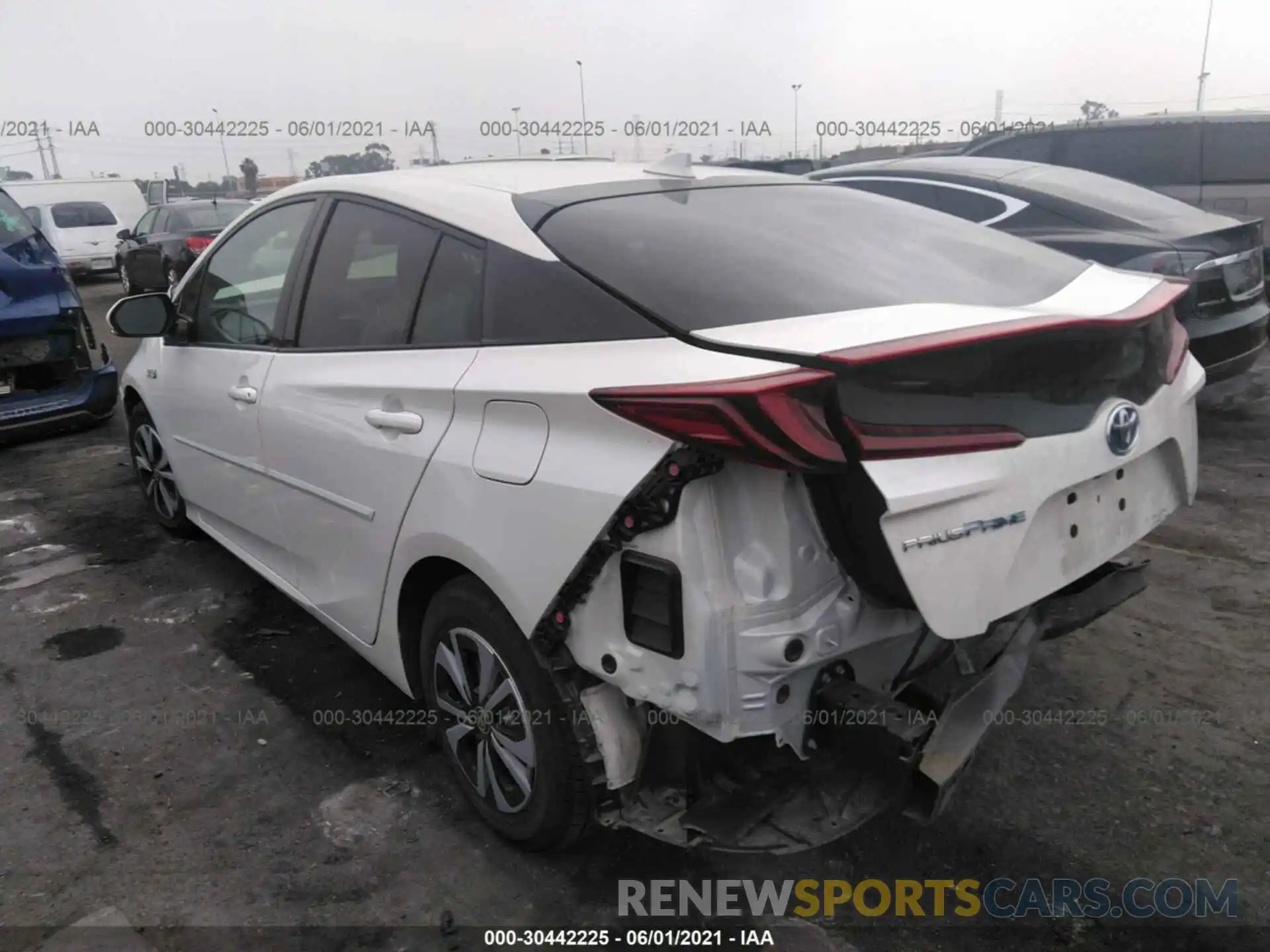 3 Photograph of a damaged car JTDKARFP2K3110340 TOYOTA PRIUS PRIME 2019