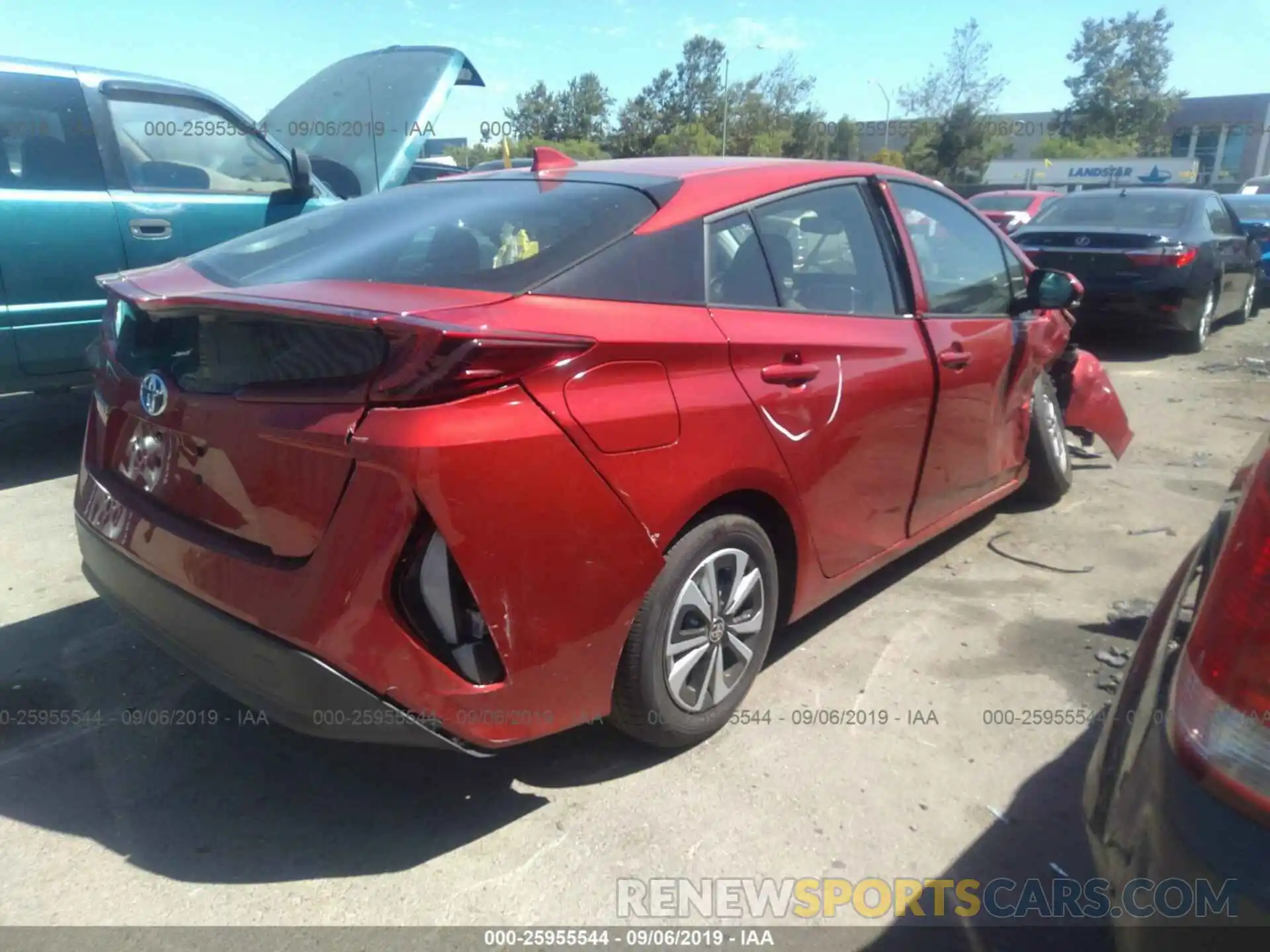 4 Photograph of a damaged car JTDKARFP2K3118244 TOYOTA PRIUS PRIME 2019