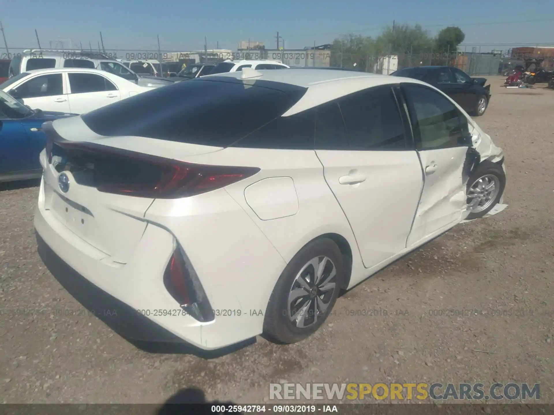 4 Photograph of a damaged car JTDKARFP3K3105065 TOYOTA PRIUS PRIME 2019