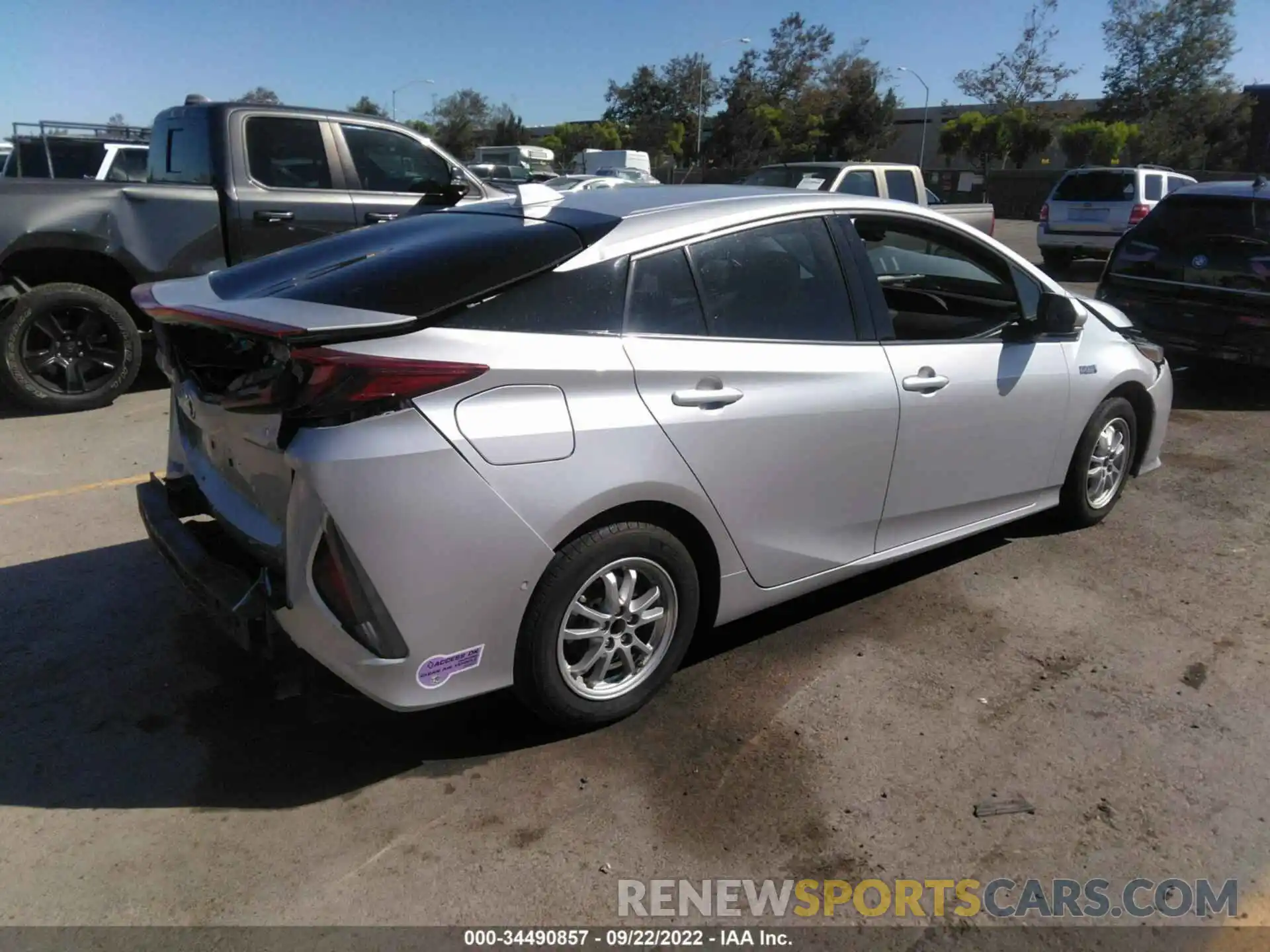 4 Photograph of a damaged car JTDKARFP3K3110556 TOYOTA PRIUS PRIME 2019