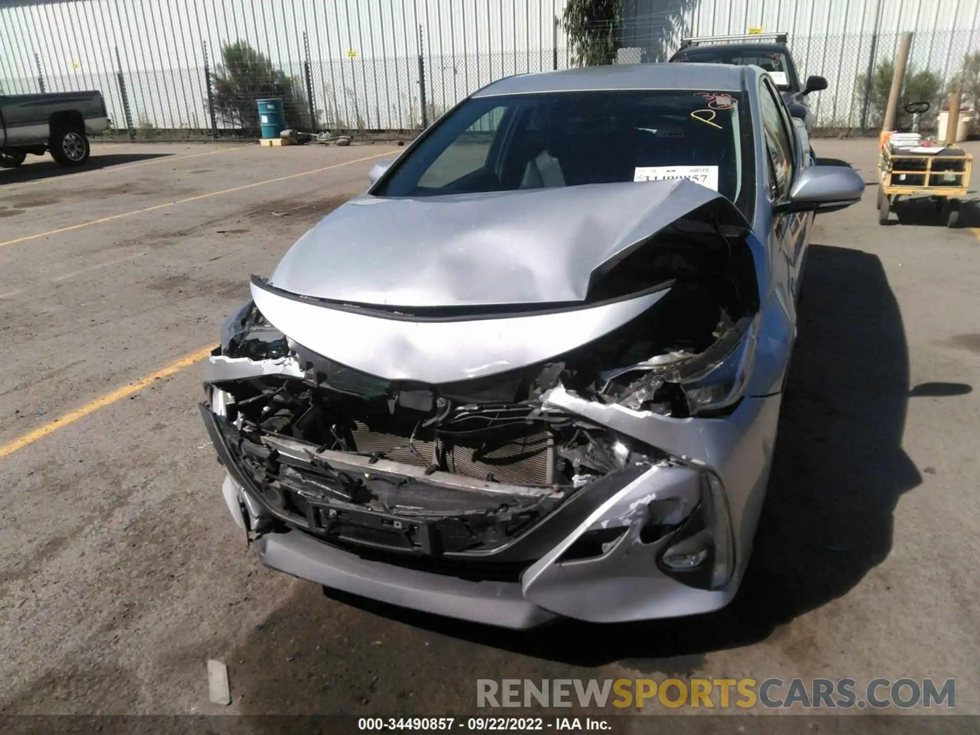 6 Photograph of a damaged car JTDKARFP3K3110556 TOYOTA PRIUS PRIME 2019