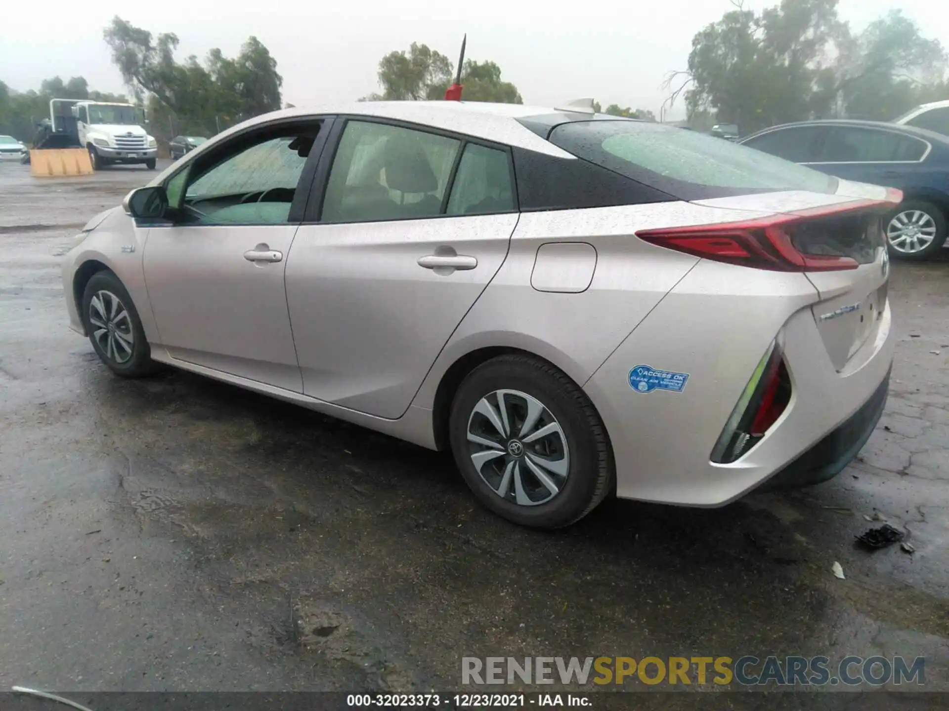 3 Photograph of a damaged car JTDKARFP3K3115854 TOYOTA PRIUS PRIME 2019