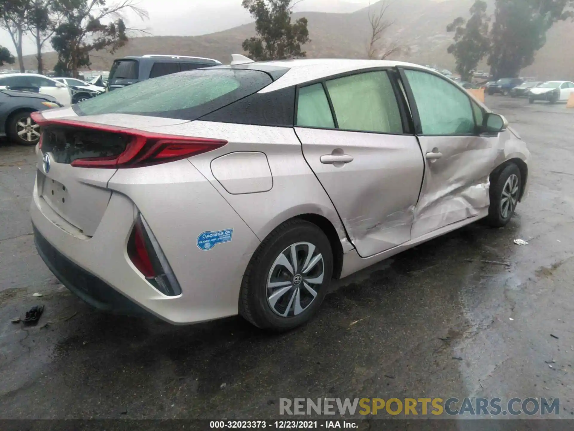 4 Photograph of a damaged car JTDKARFP3K3115854 TOYOTA PRIUS PRIME 2019