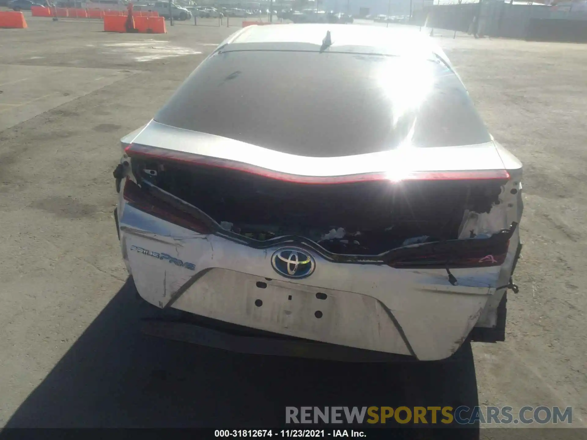 6 Photograph of a damaged car JTDKARFP3K3117118 TOYOTA PRIUS PRIME 2019