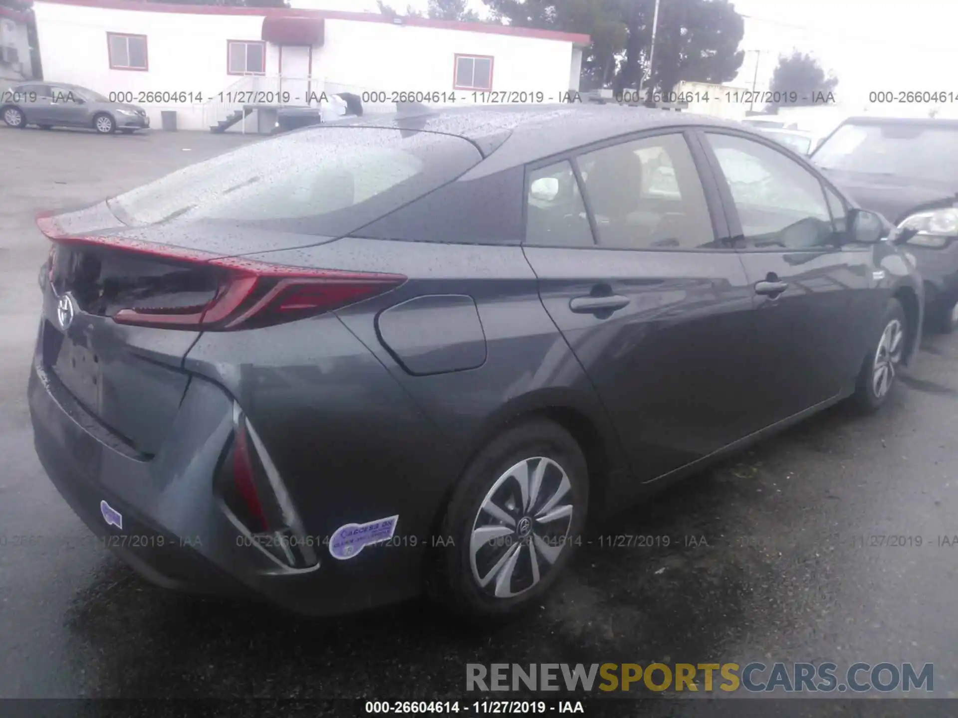 4 Photograph of a damaged car JTDKARFP3K3119001 TOYOTA PRIUS PRIME 2019