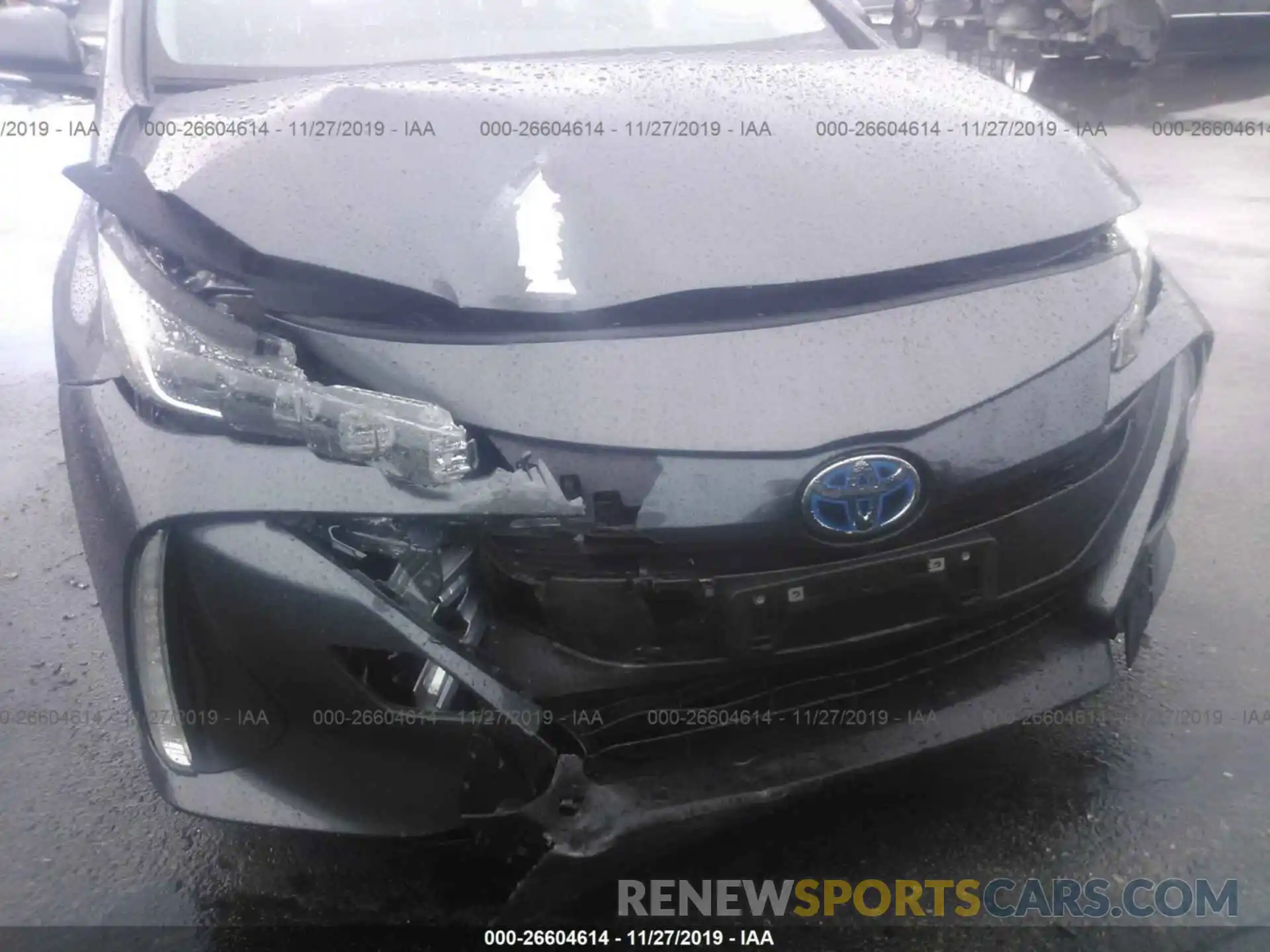 6 Photograph of a damaged car JTDKARFP3K3119001 TOYOTA PRIUS PRIME 2019