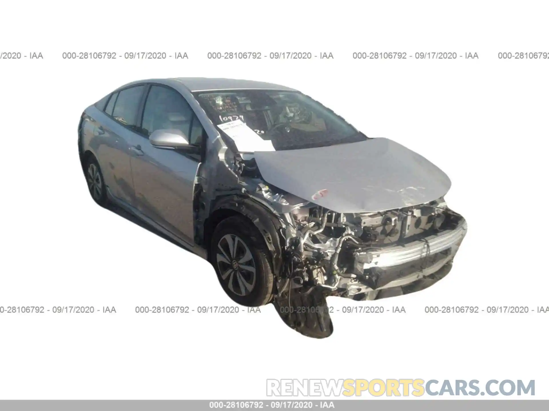 1 Photograph of a damaged car JTDKARFP3K3119631 TOYOTA PRIUS PRIME 2019