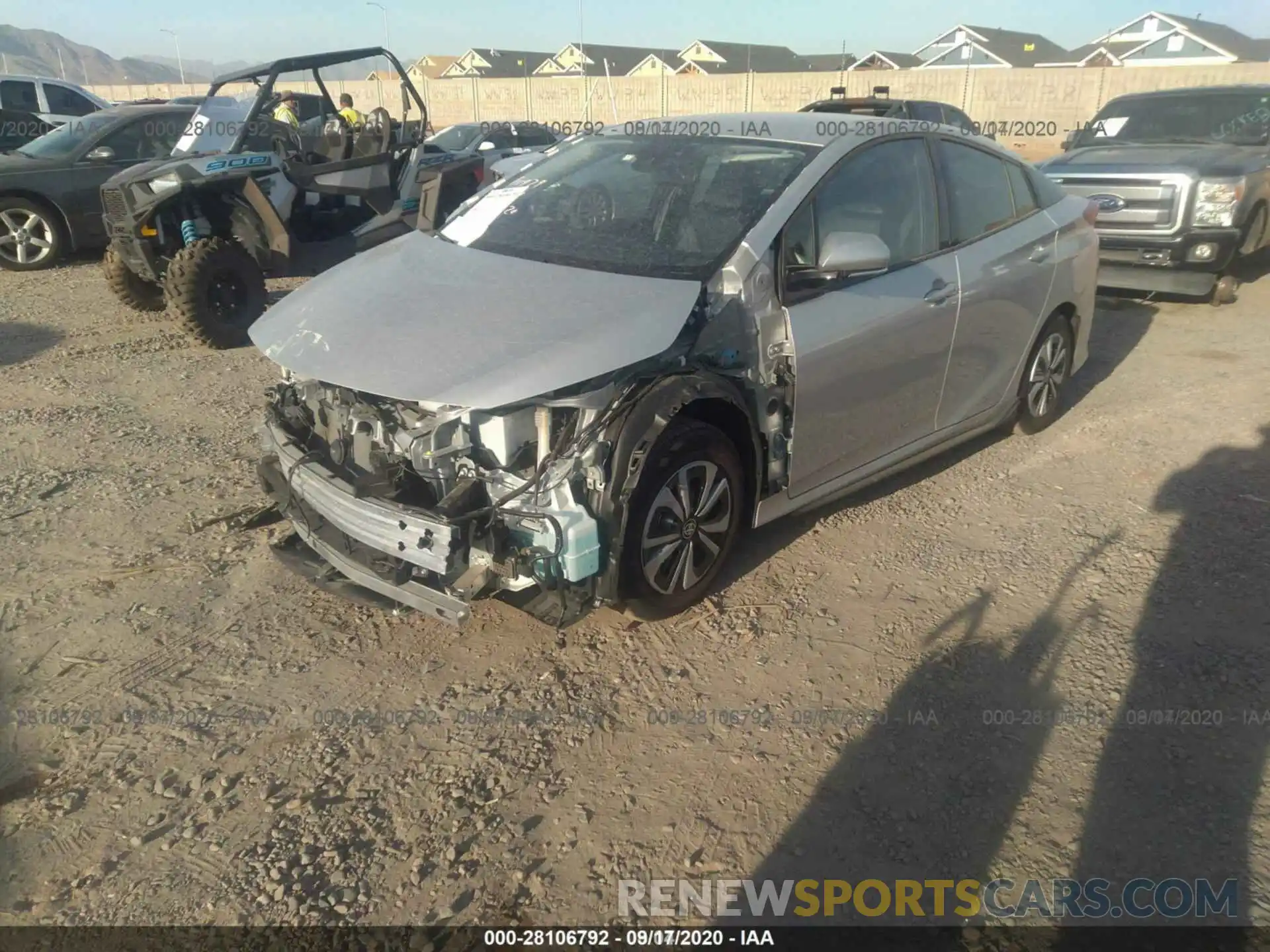 14 Photograph of a damaged car JTDKARFP3K3119631 TOYOTA PRIUS PRIME 2019