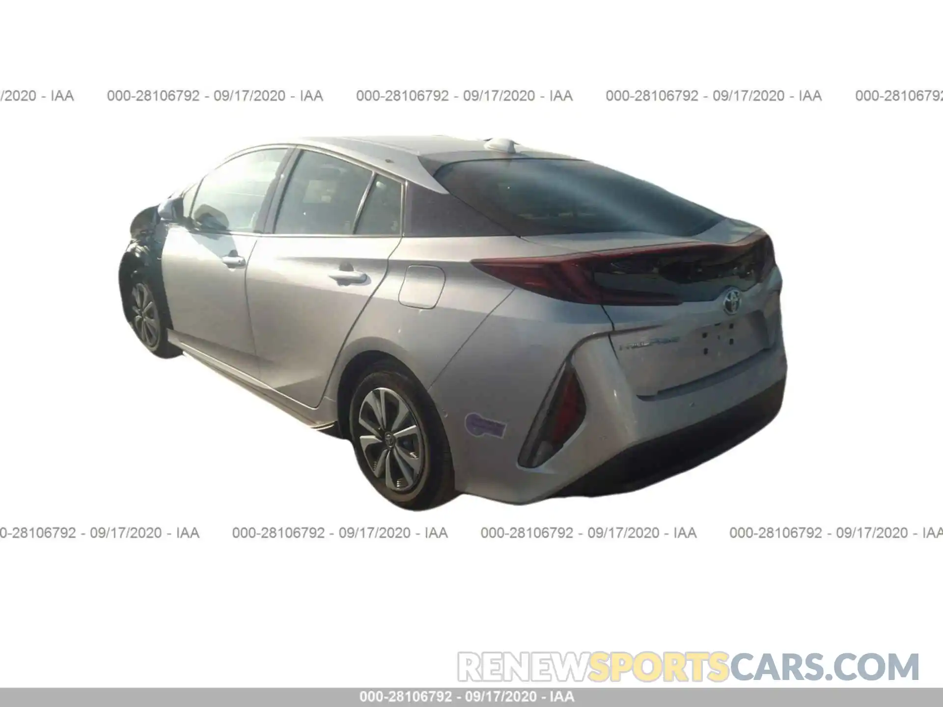 3 Фотография поврежденного автомобиля JTDKARFP3K3119631 TOYOTA PRIUS PRIME 2019