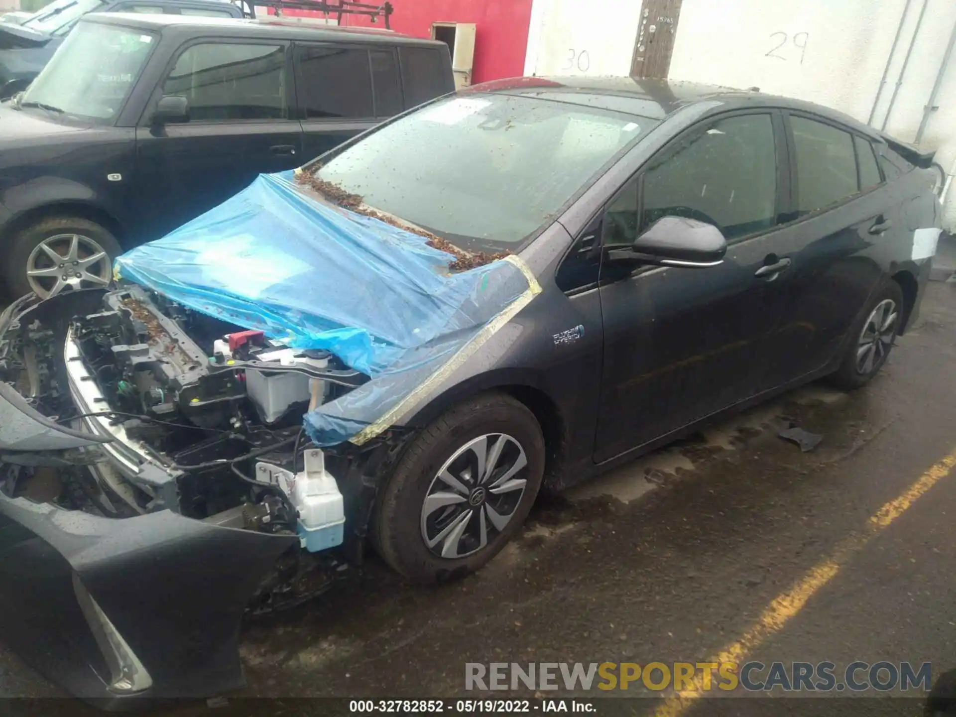 2 Photograph of a damaged car JTDKARFP3K3119659 TOYOTA PRIUS PRIME 2019