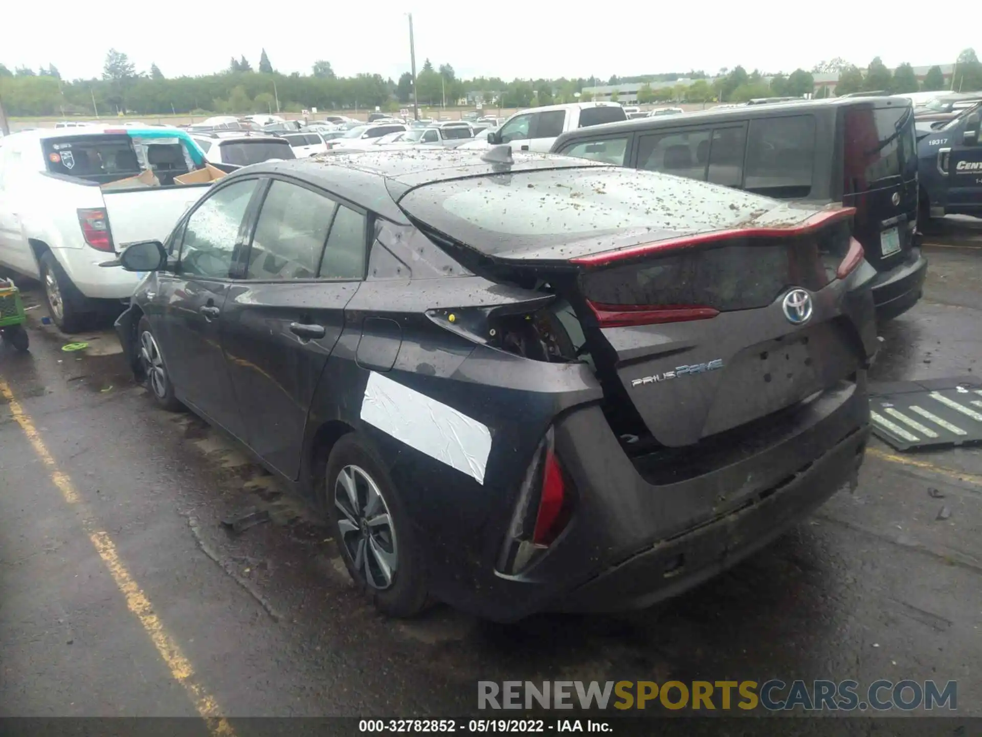 3 Photograph of a damaged car JTDKARFP3K3119659 TOYOTA PRIUS PRIME 2019