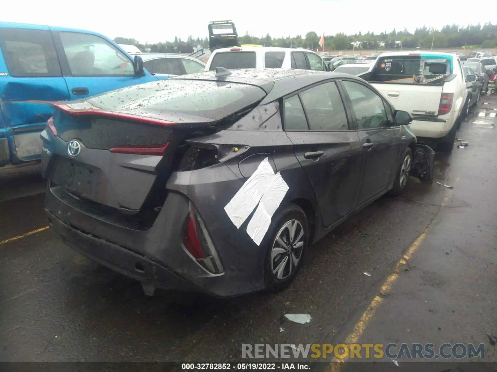 4 Photograph of a damaged car JTDKARFP3K3119659 TOYOTA PRIUS PRIME 2019