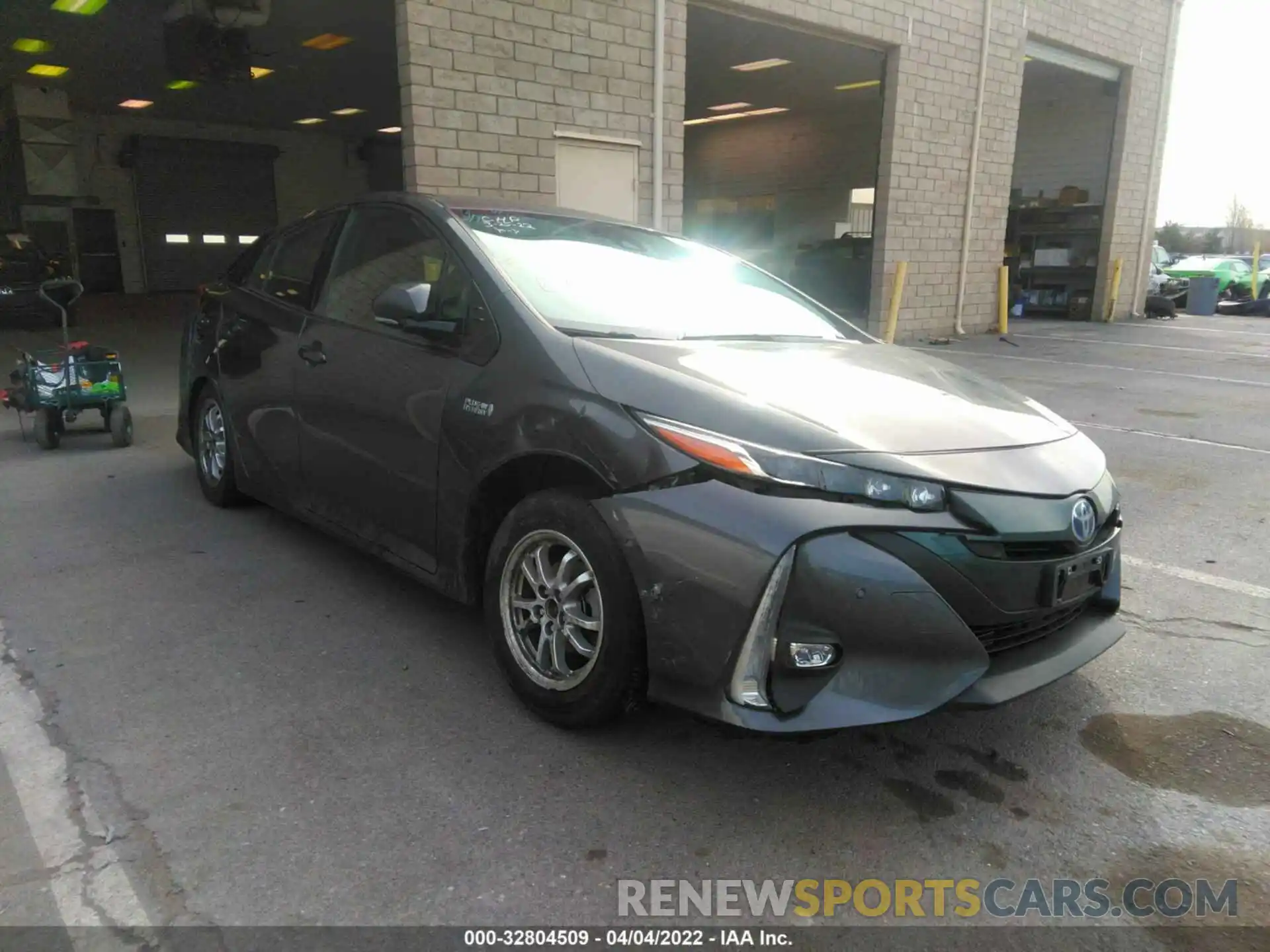 1 Photograph of a damaged car JTDKARFP4K3112610 TOYOTA PRIUS PRIME 2019