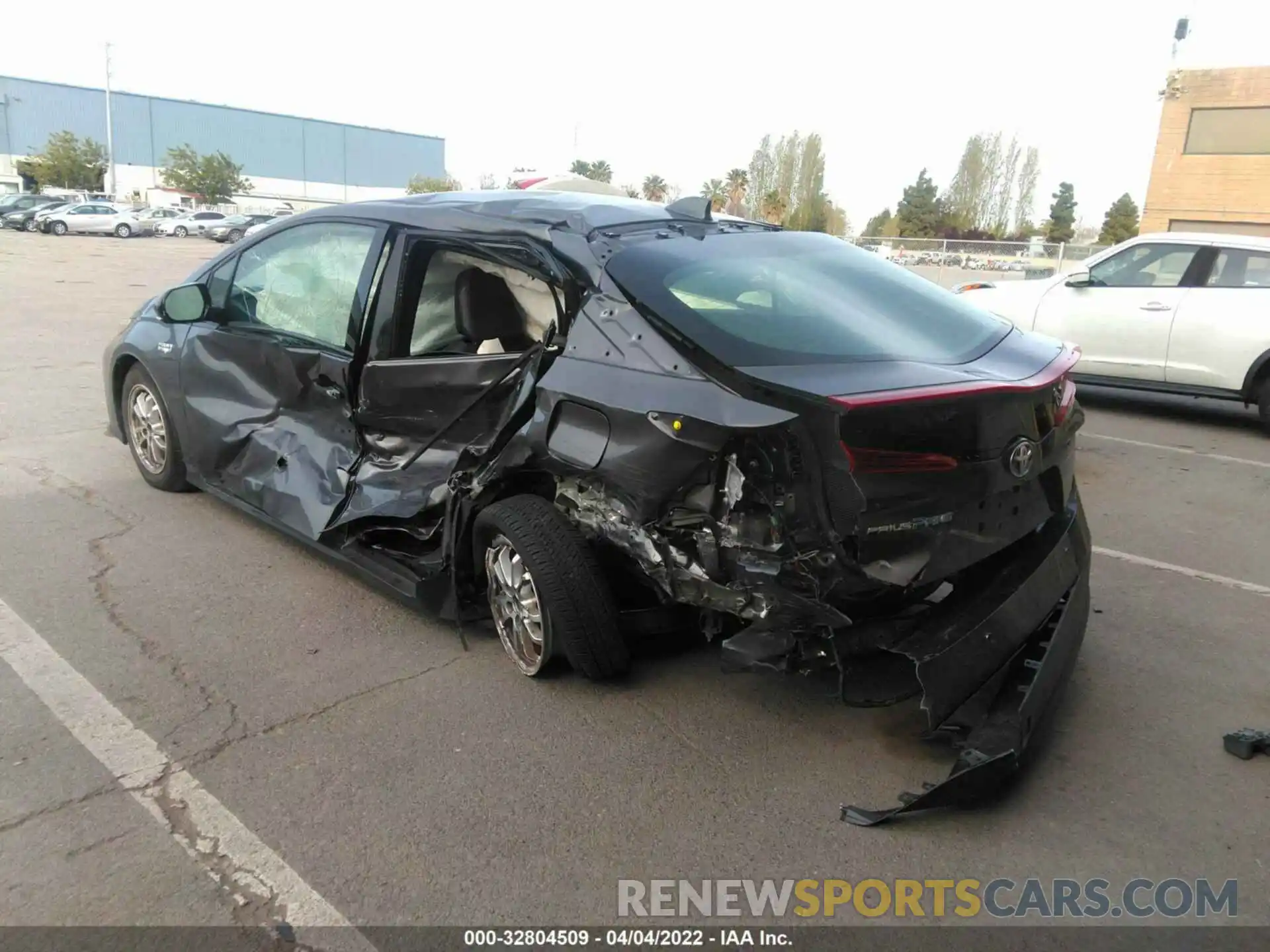 3 Photograph of a damaged car JTDKARFP4K3112610 TOYOTA PRIUS PRIME 2019