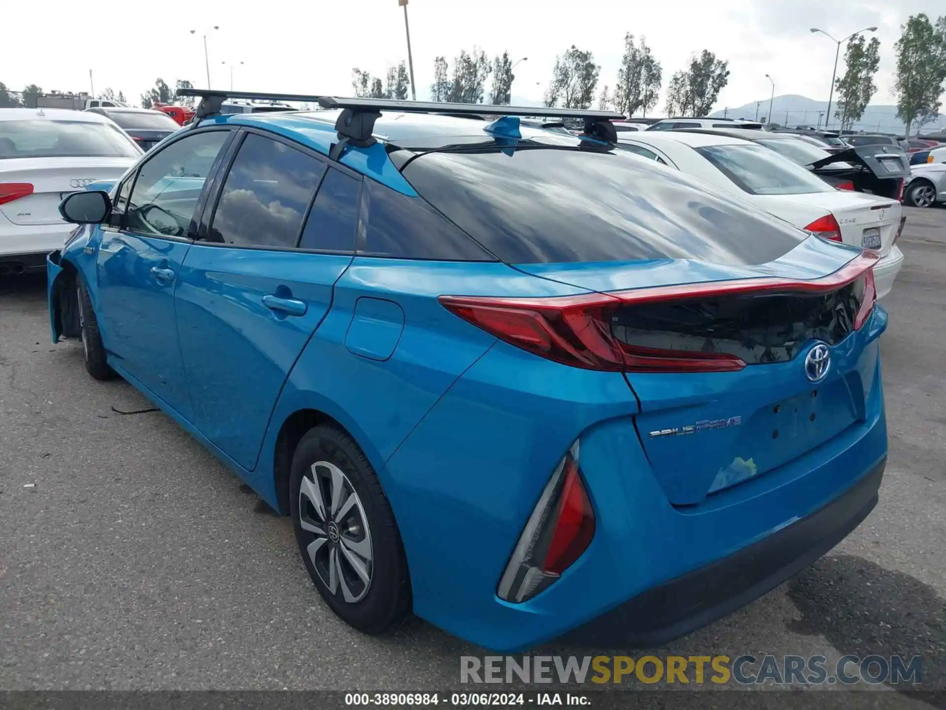 3 Photograph of a damaged car JTDKARFP4K3117547 TOYOTA PRIUS PRIME 2019