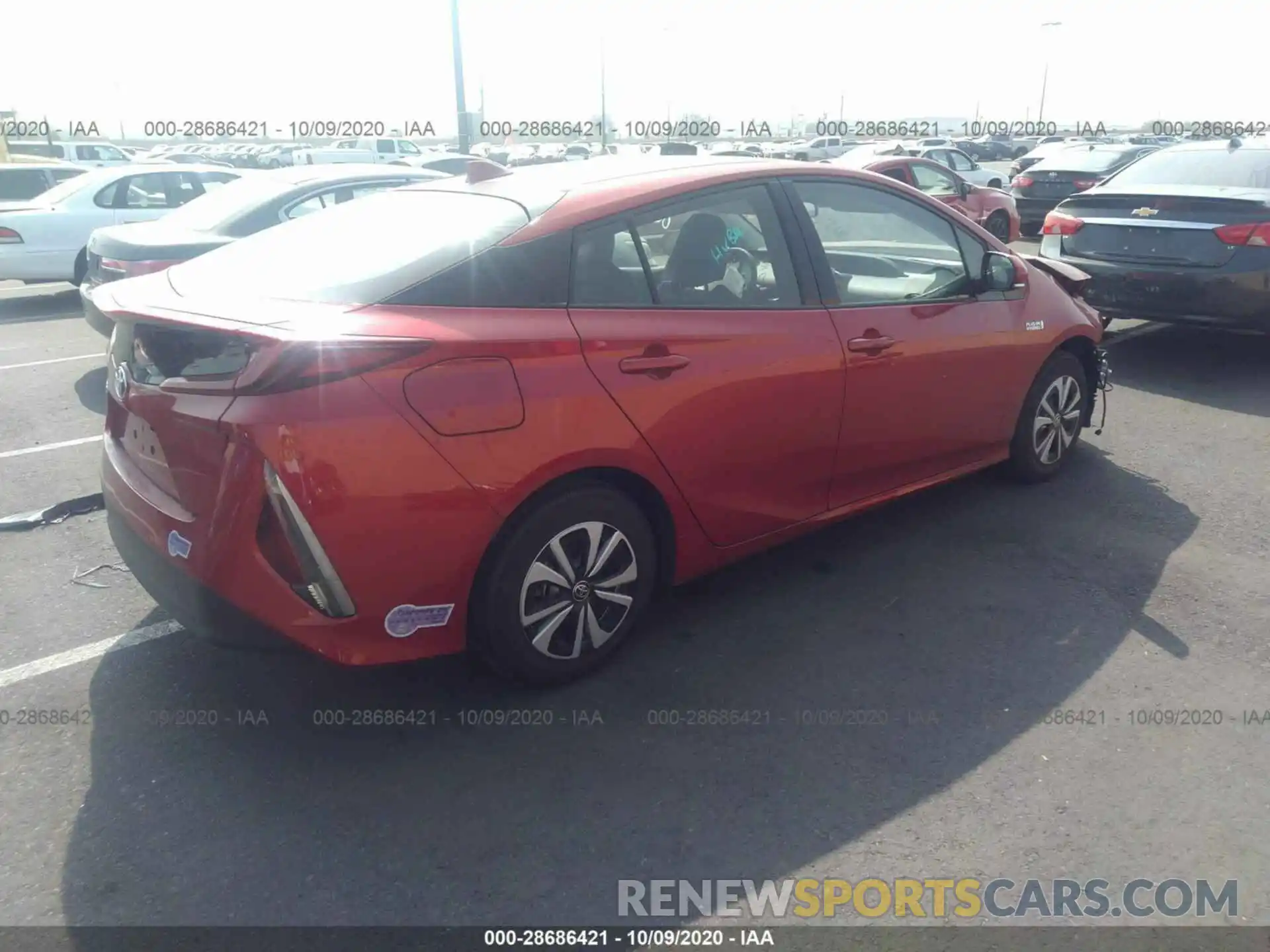 4 Photograph of a damaged car JTDKARFP4K3117810 TOYOTA PRIUS PRIME 2019