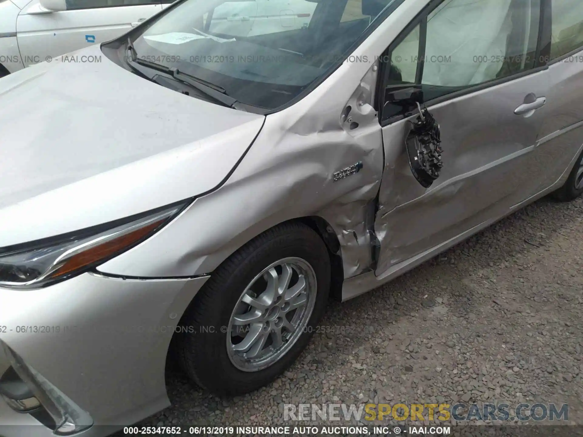 6 Photograph of a damaged car JTDKARFP5K3105245 TOYOTA PRIUS PRIME 2019