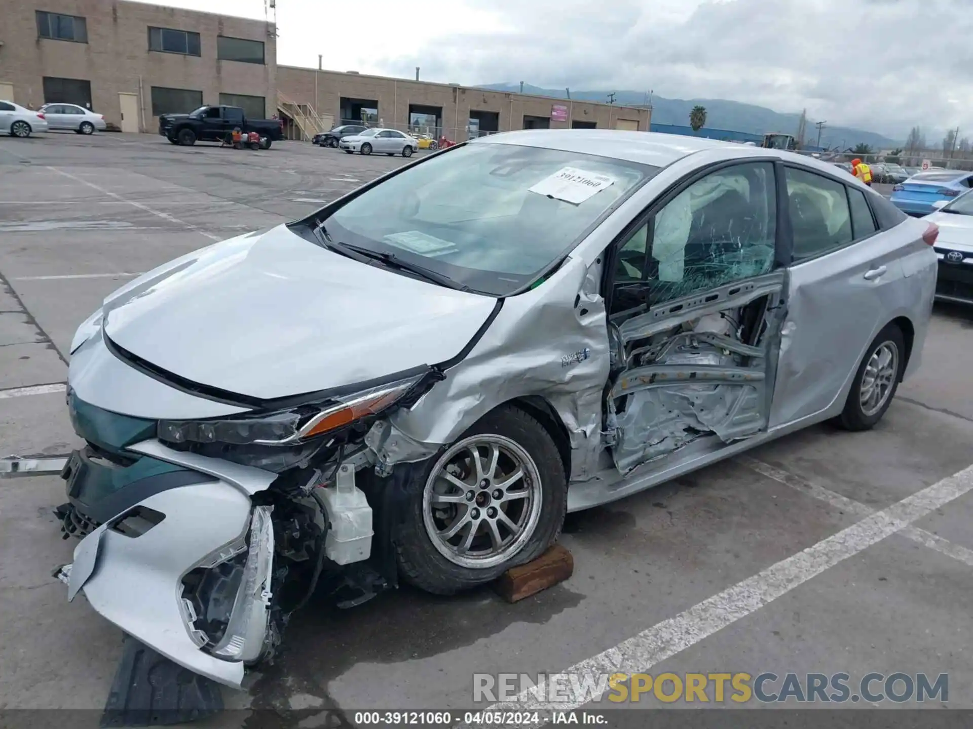 2 Photograph of a damaged car JTDKARFP5K3108078 TOYOTA PRIUS PRIME 2019