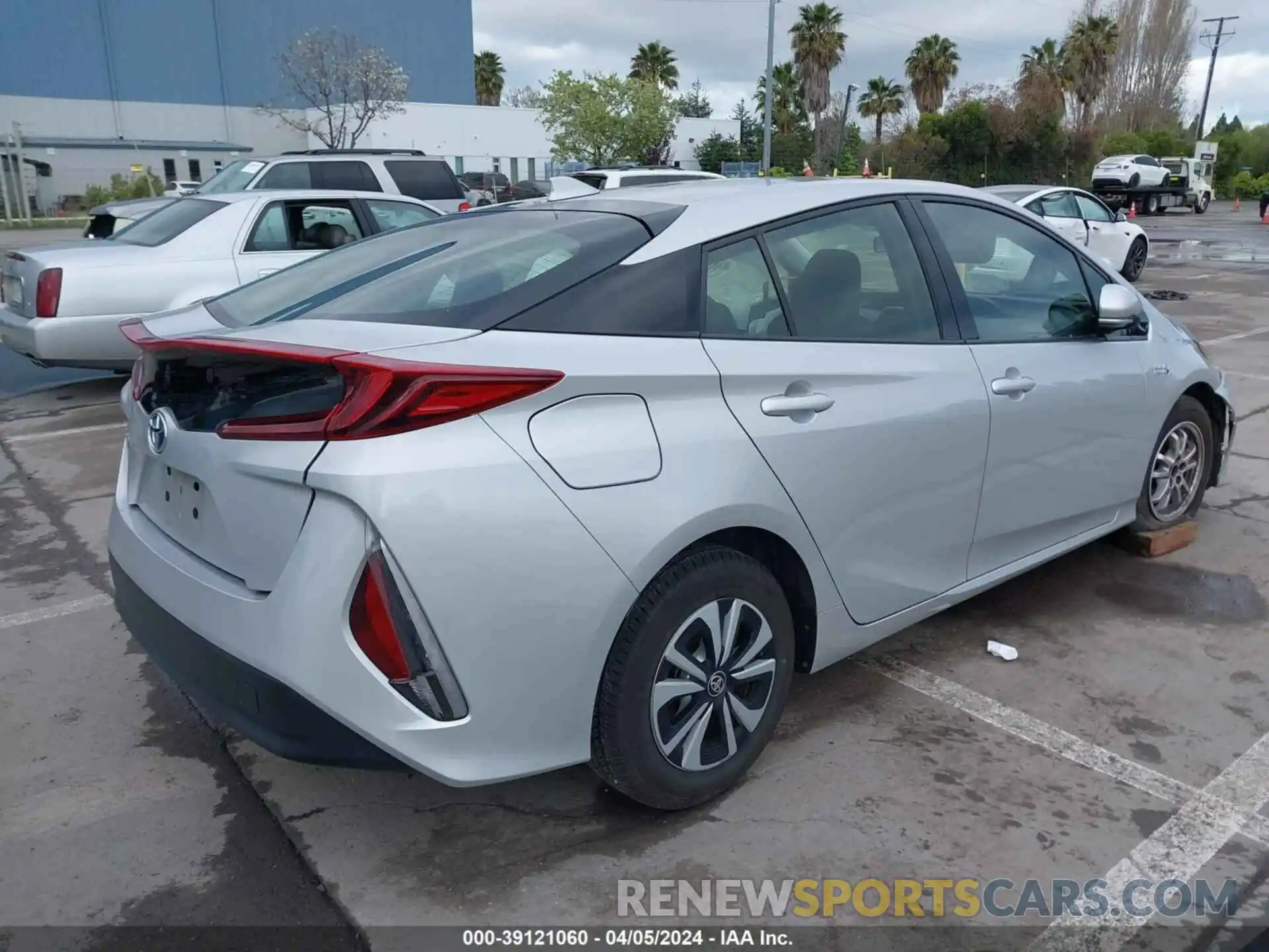 4 Photograph of a damaged car JTDKARFP5K3108078 TOYOTA PRIUS PRIME 2019