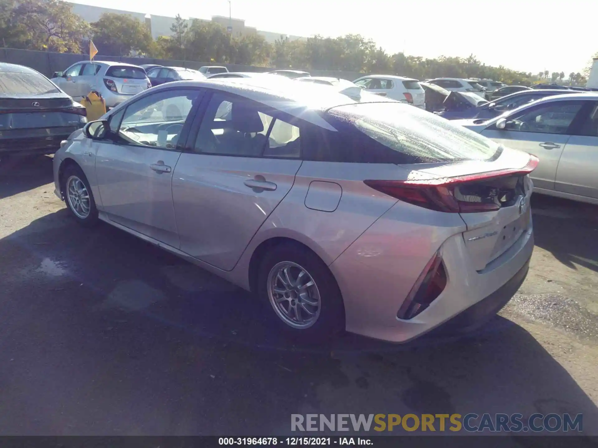 3 Photograph of a damaged car JTDKARFP5K3110431 TOYOTA PRIUS PRIME 2019