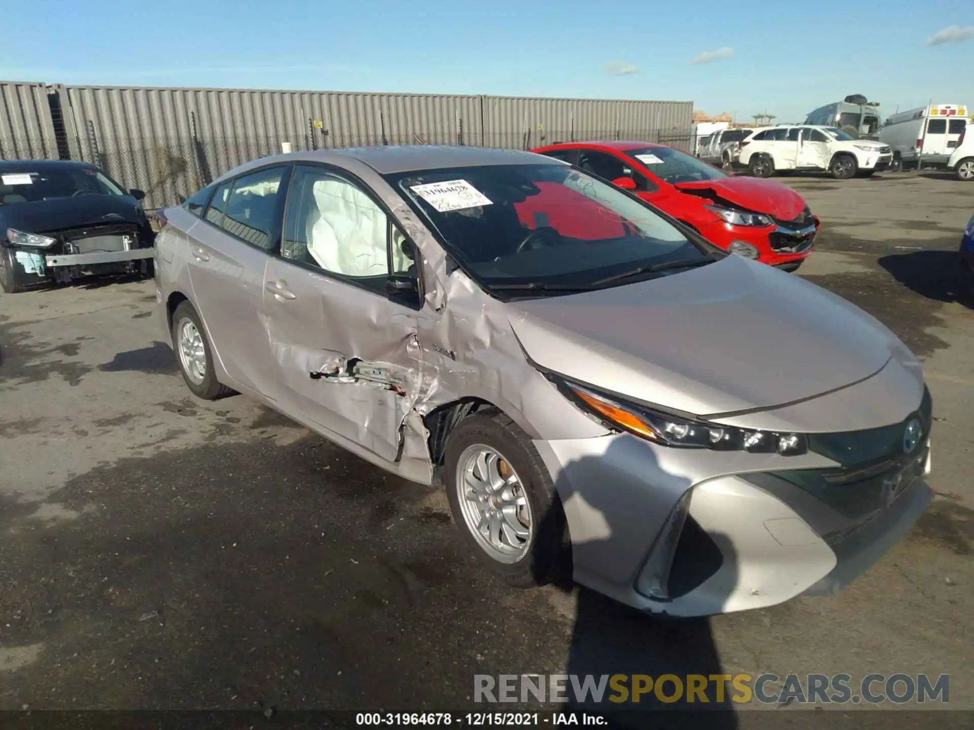 6 Photograph of a damaged car JTDKARFP5K3110431 TOYOTA PRIUS PRIME 2019