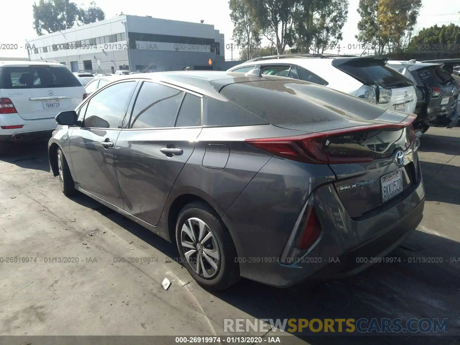 3 Photograph of a damaged car JTDKARFP5K3110655 TOYOTA PRIUS PRIME 2019