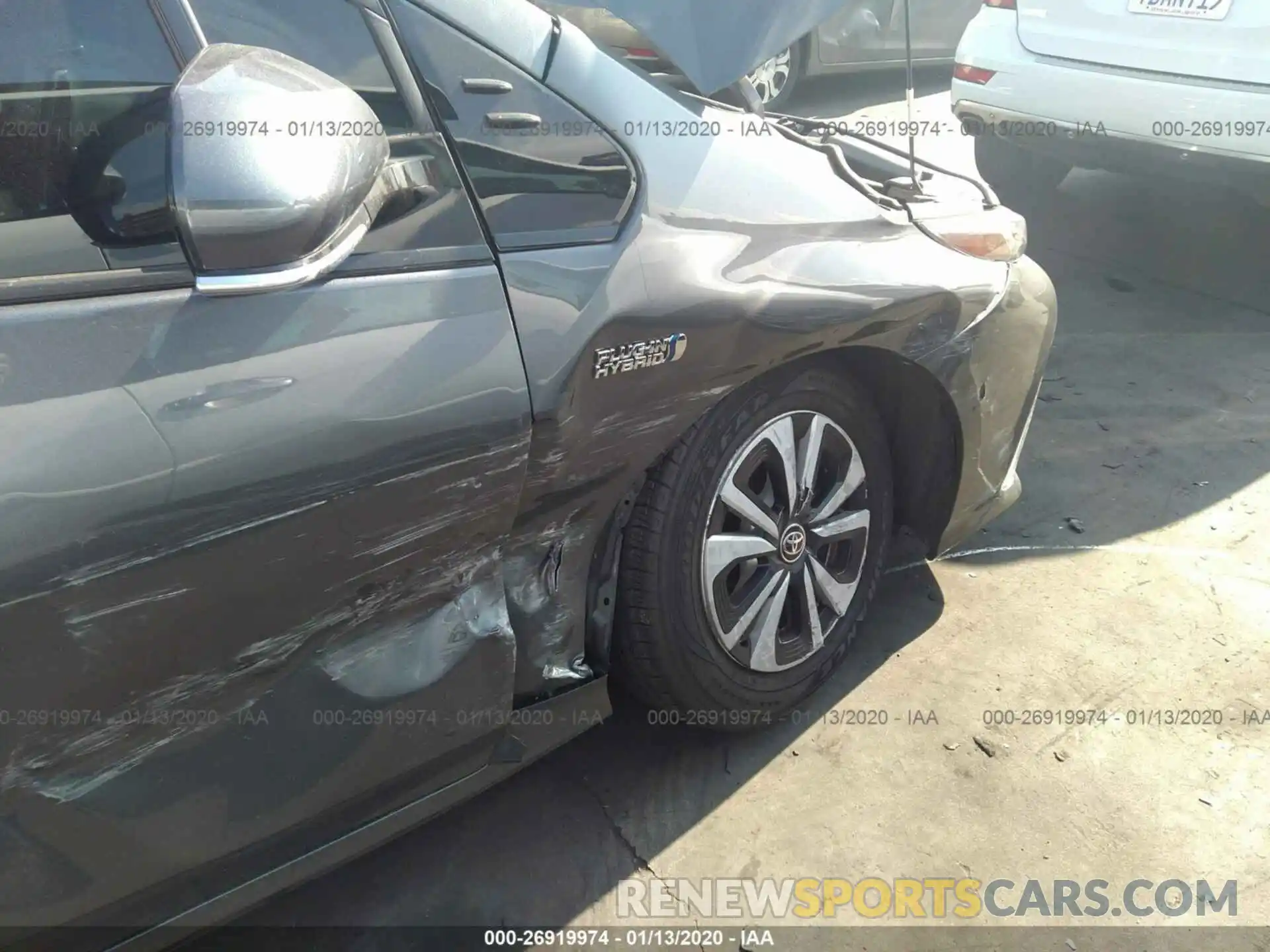 6 Photograph of a damaged car JTDKARFP5K3110655 TOYOTA PRIUS PRIME 2019