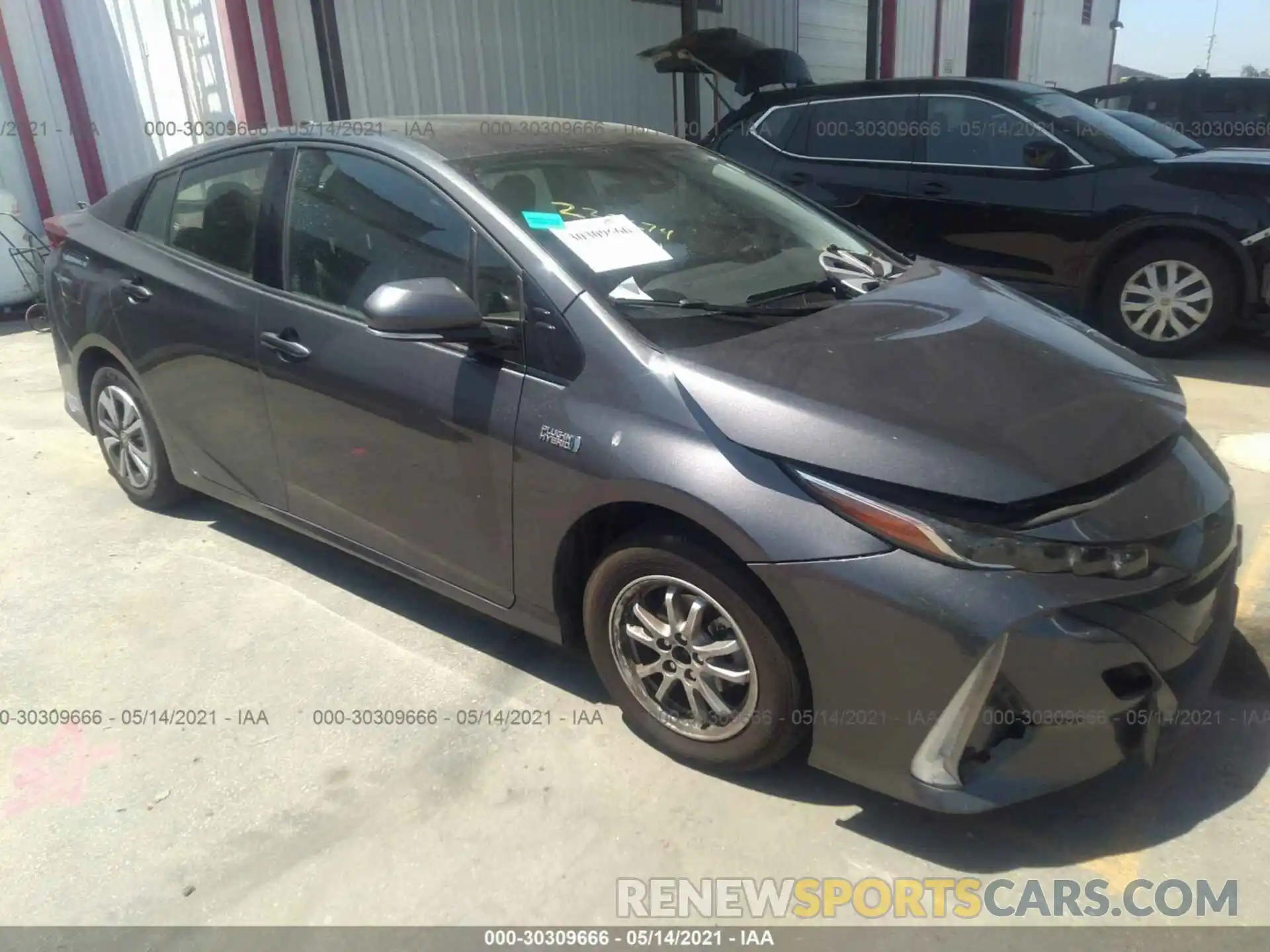 1 Photograph of a damaged car JTDKARFP5K3111420 TOYOTA PRIUS PRIME 2019