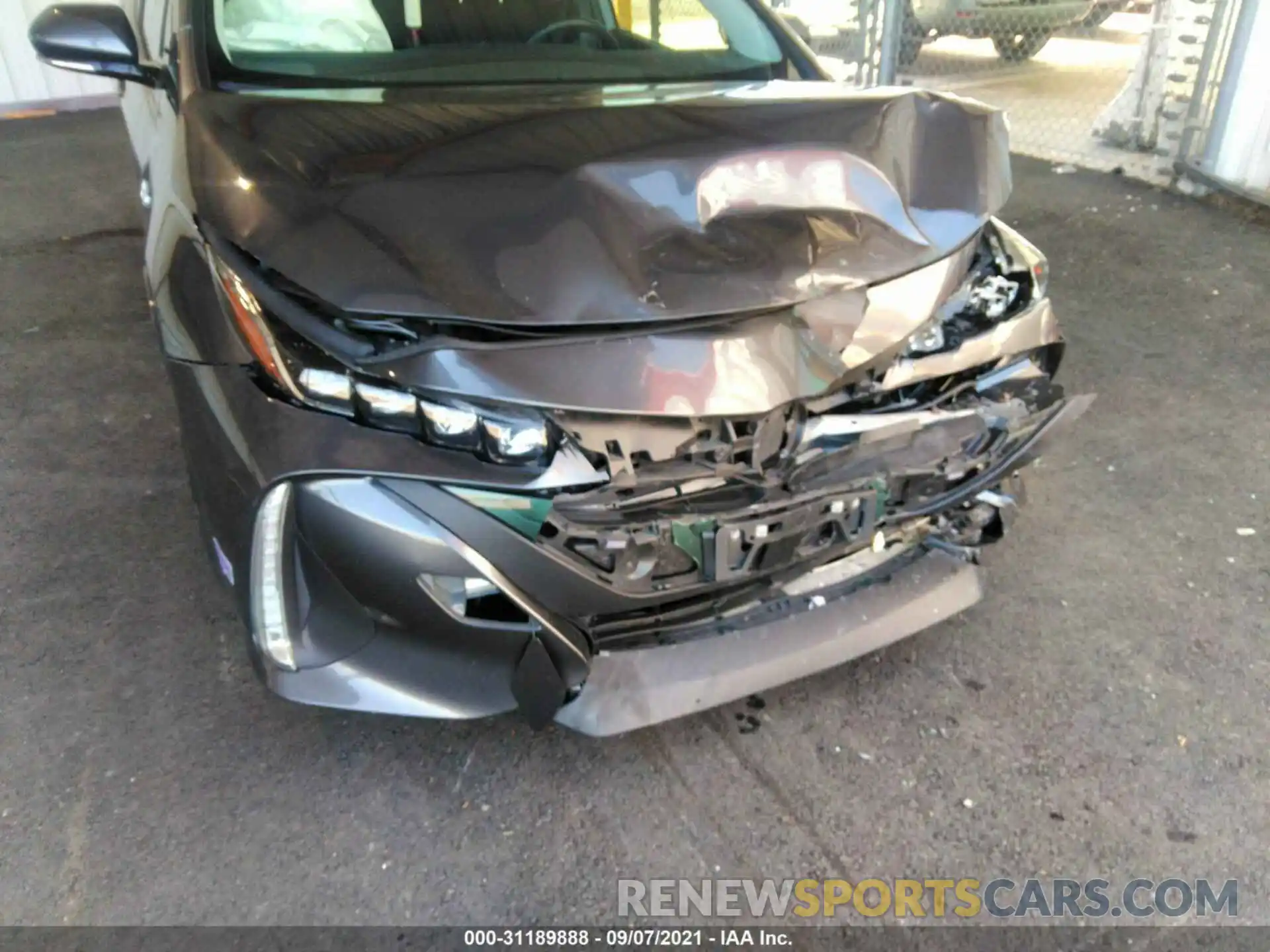 6 Photograph of a damaged car JTDKARFP6K3105657 TOYOTA PRIUS PRIME 2019