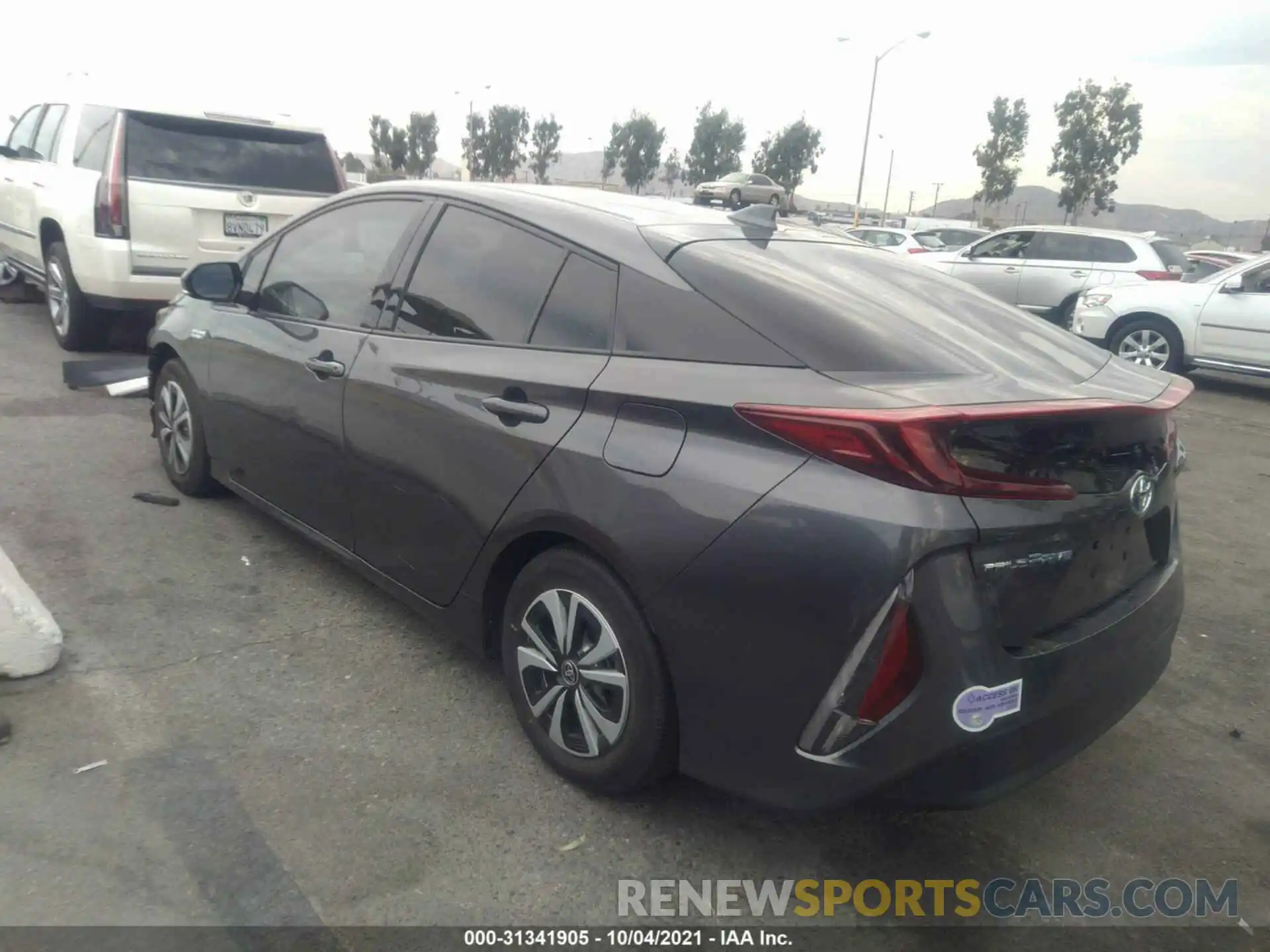 3 Photograph of a damaged car JTDKARFP6K3108090 TOYOTA PRIUS PRIME 2019