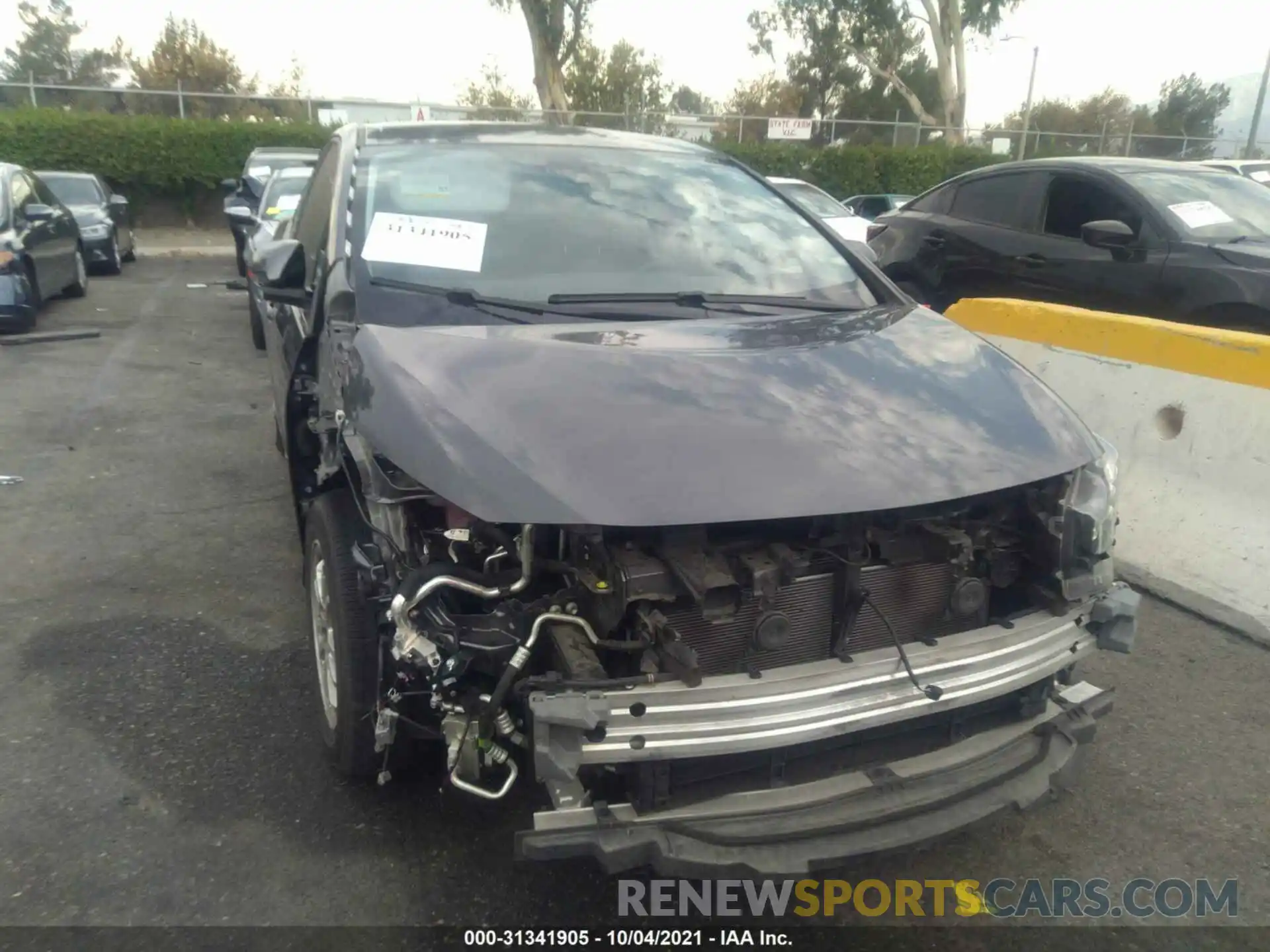 6 Photograph of a damaged car JTDKARFP6K3108090 TOYOTA PRIUS PRIME 2019