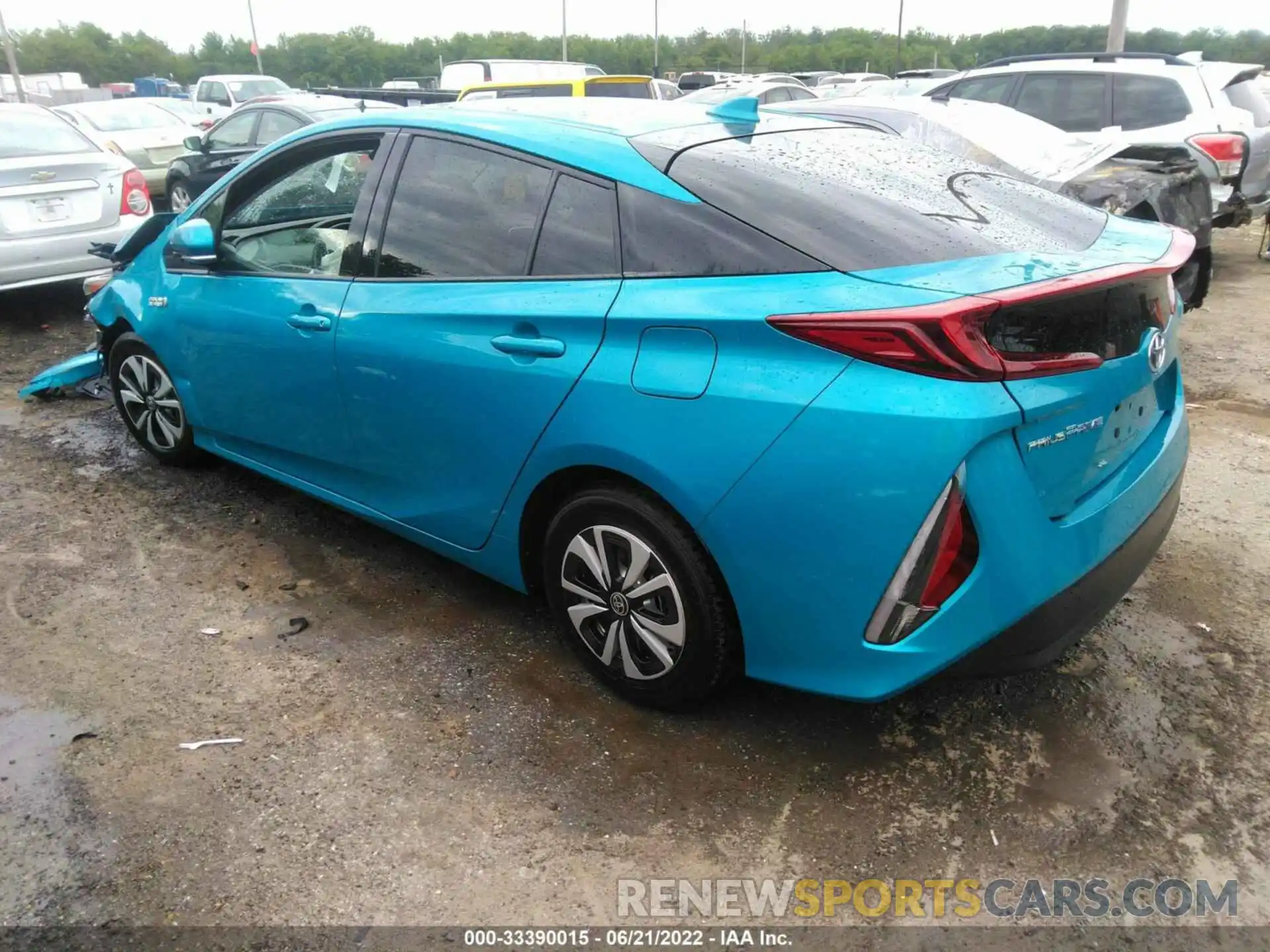 3 Фотография поврежденного автомобиля JTDKARFP6K3110776 TOYOTA PRIUS PRIME 2019