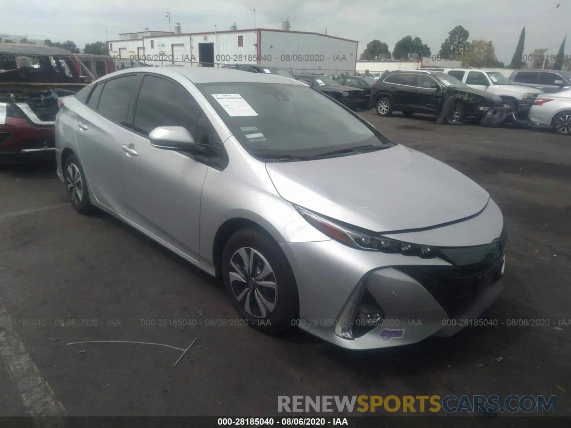 1 Photograph of a damaged car JTDKARFP6K3111233 TOYOTA PRIUS PRIME 2019