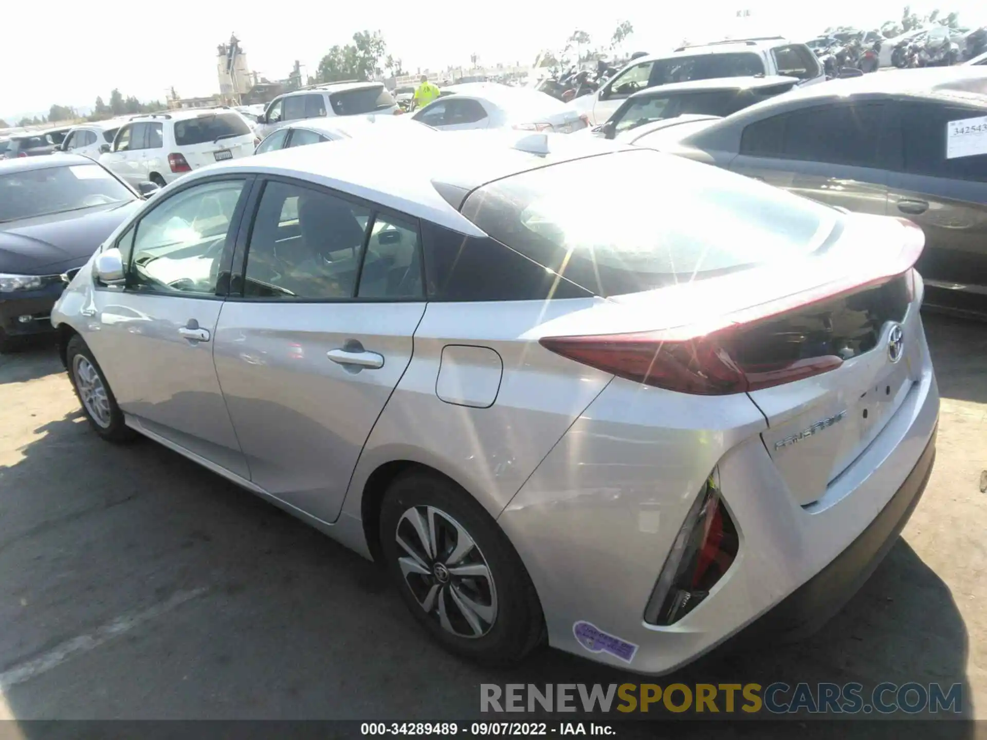 3 Photograph of a damaged car JTDKARFP6K3111491 TOYOTA PRIUS PRIME 2019